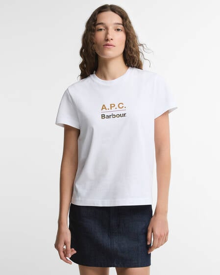 Barbour x A.P.C. Women's T-Shirt Off White