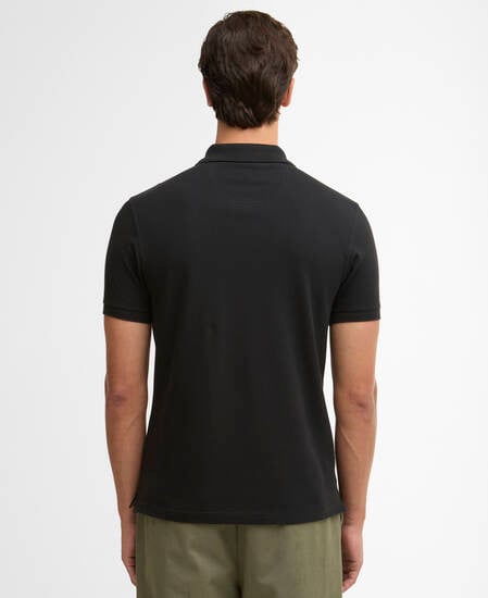 Tartan Pique Polo Shirt Black/Classic