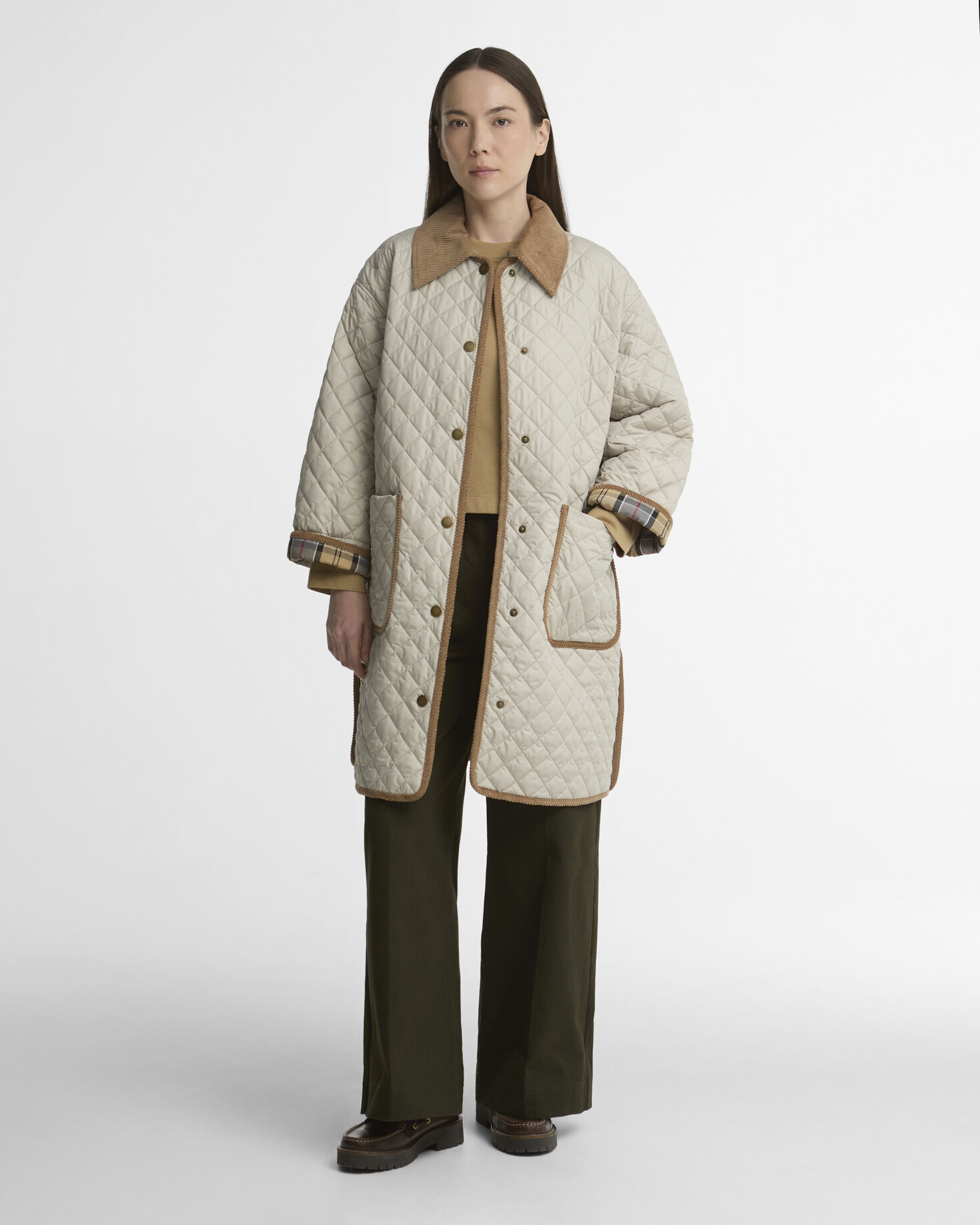 Carly Quilted Jacket Mist/Dress