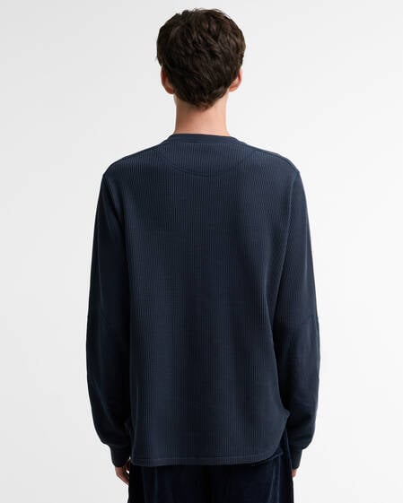 Barbour x Norbit Hemd Waffle Relaxed Navy