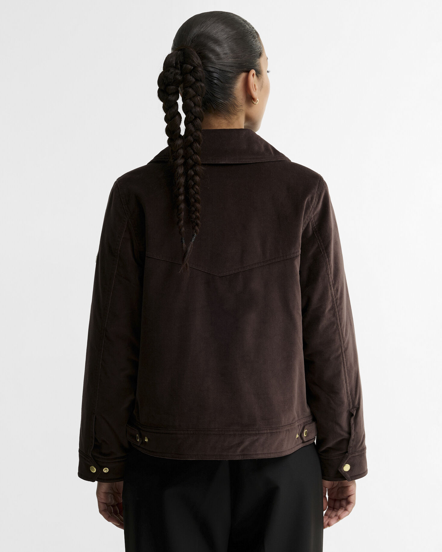 Hanson Velvet Casual Jacket Truffle
