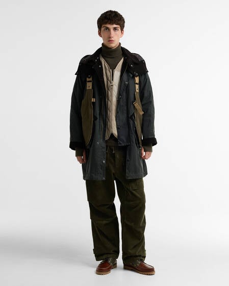 Barbour x Norbit Wachsmantel Sage