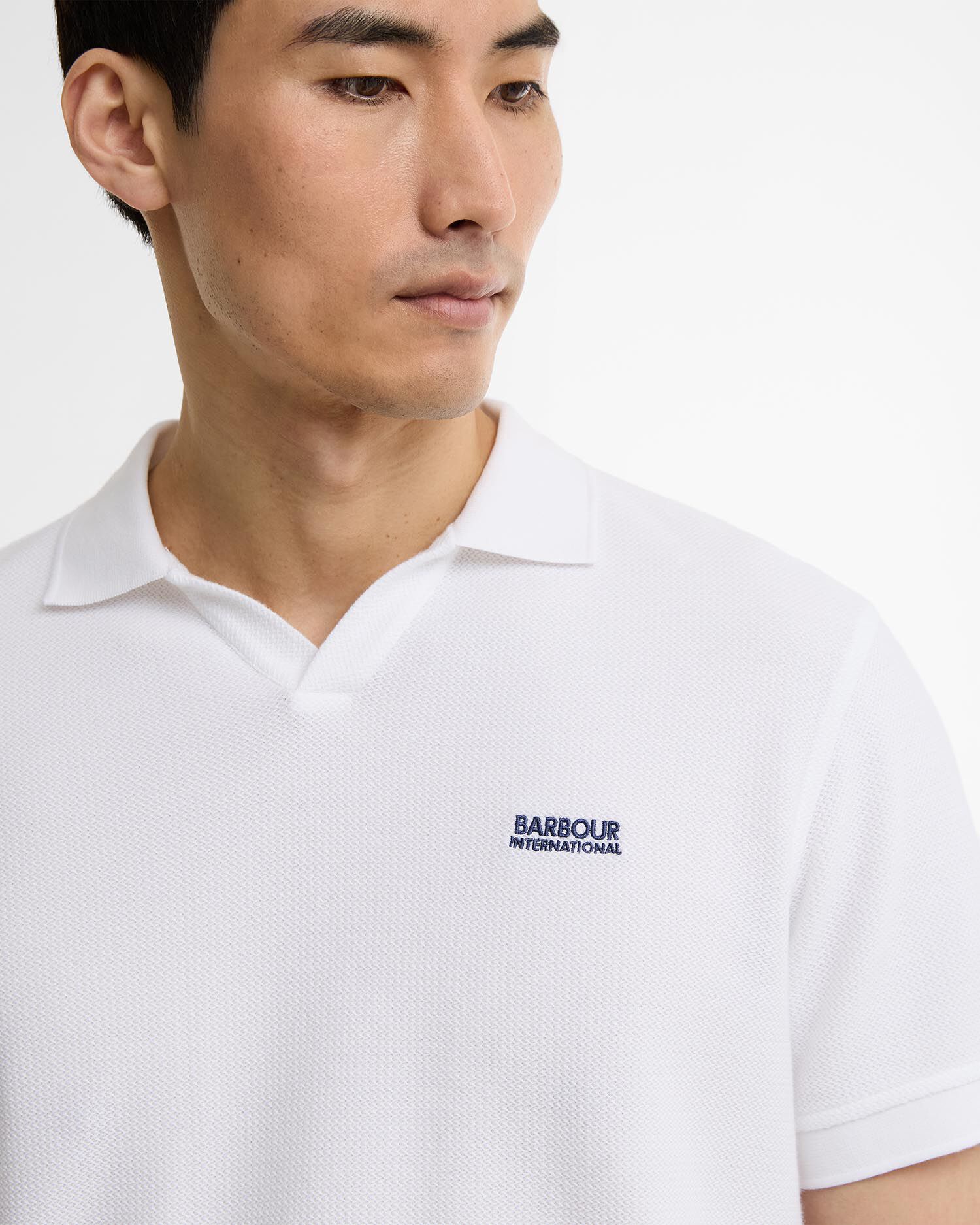 Milbank Textured Polo Shirt White