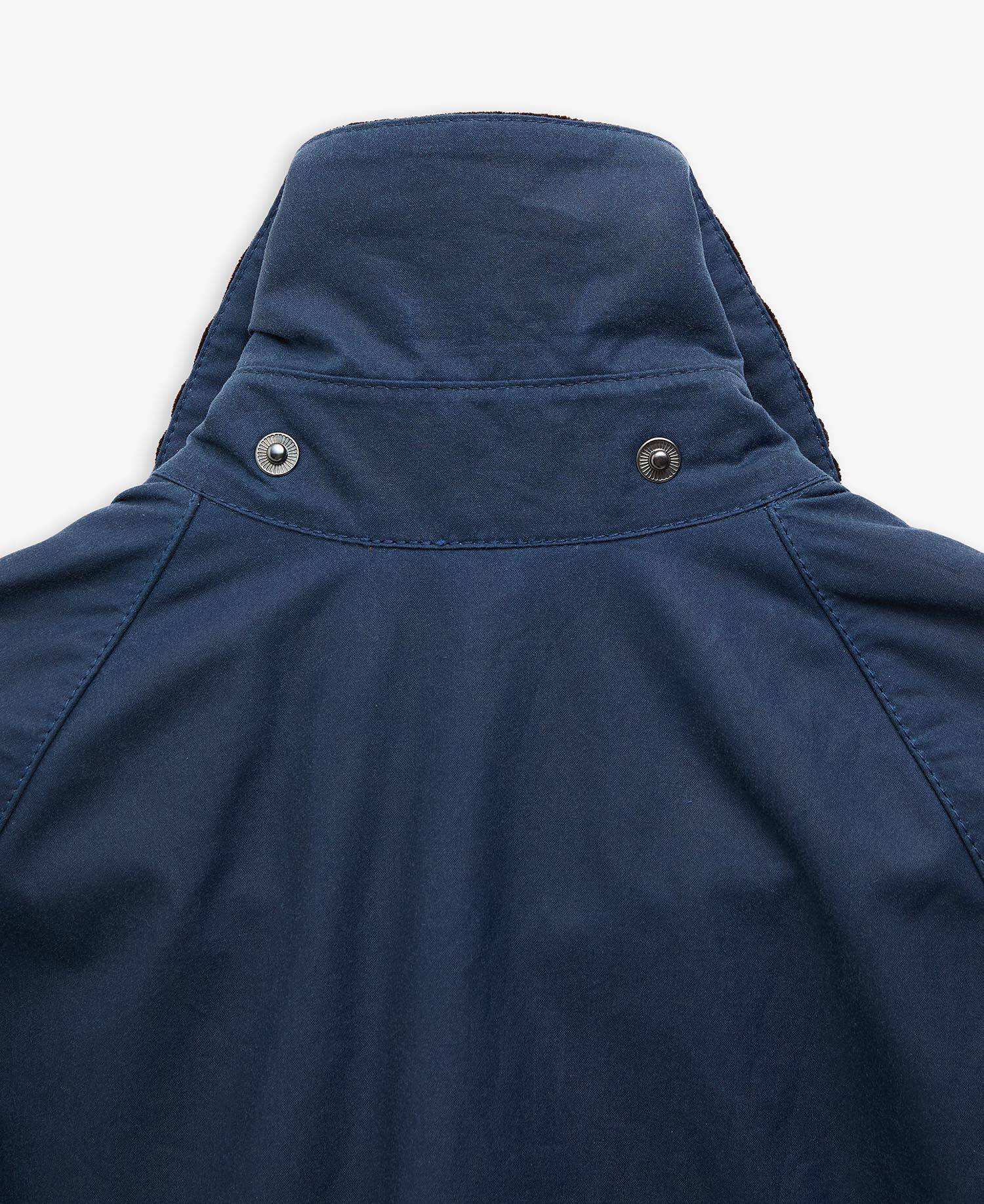 Giacca cerata OS Bedale Washed Cobalt image number 8