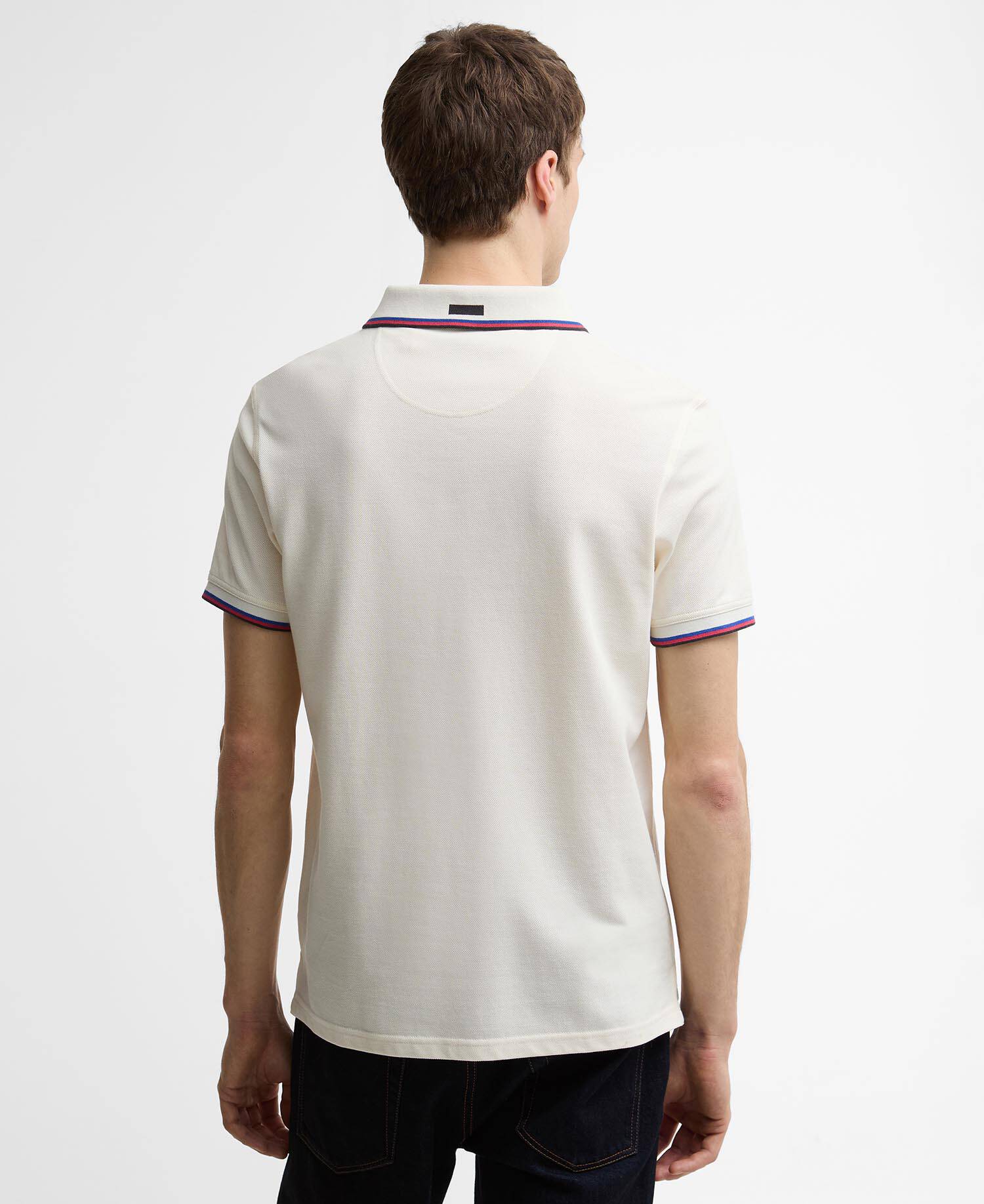 Paul Smith Loves Barbour Poloshirt Lure Whisper White image number 2