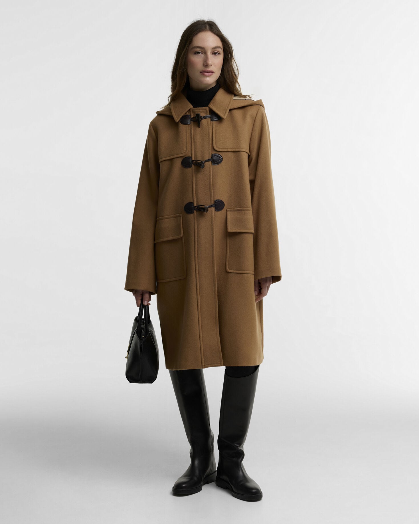 Melody Wool Duffle Coat Beige/Birchwood Dress