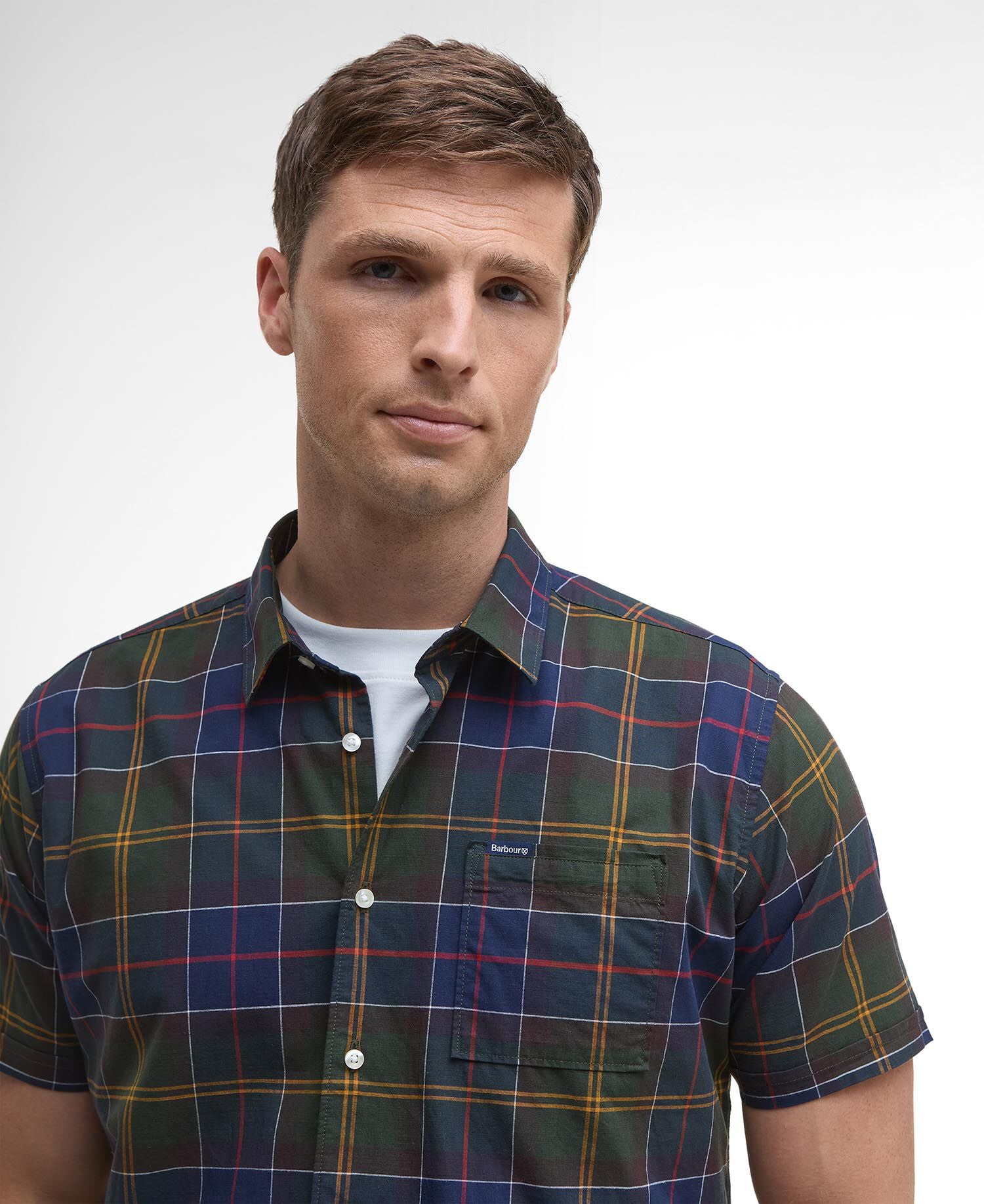 Camicia sartoriale a maniche corte Gordon Classic Tartan