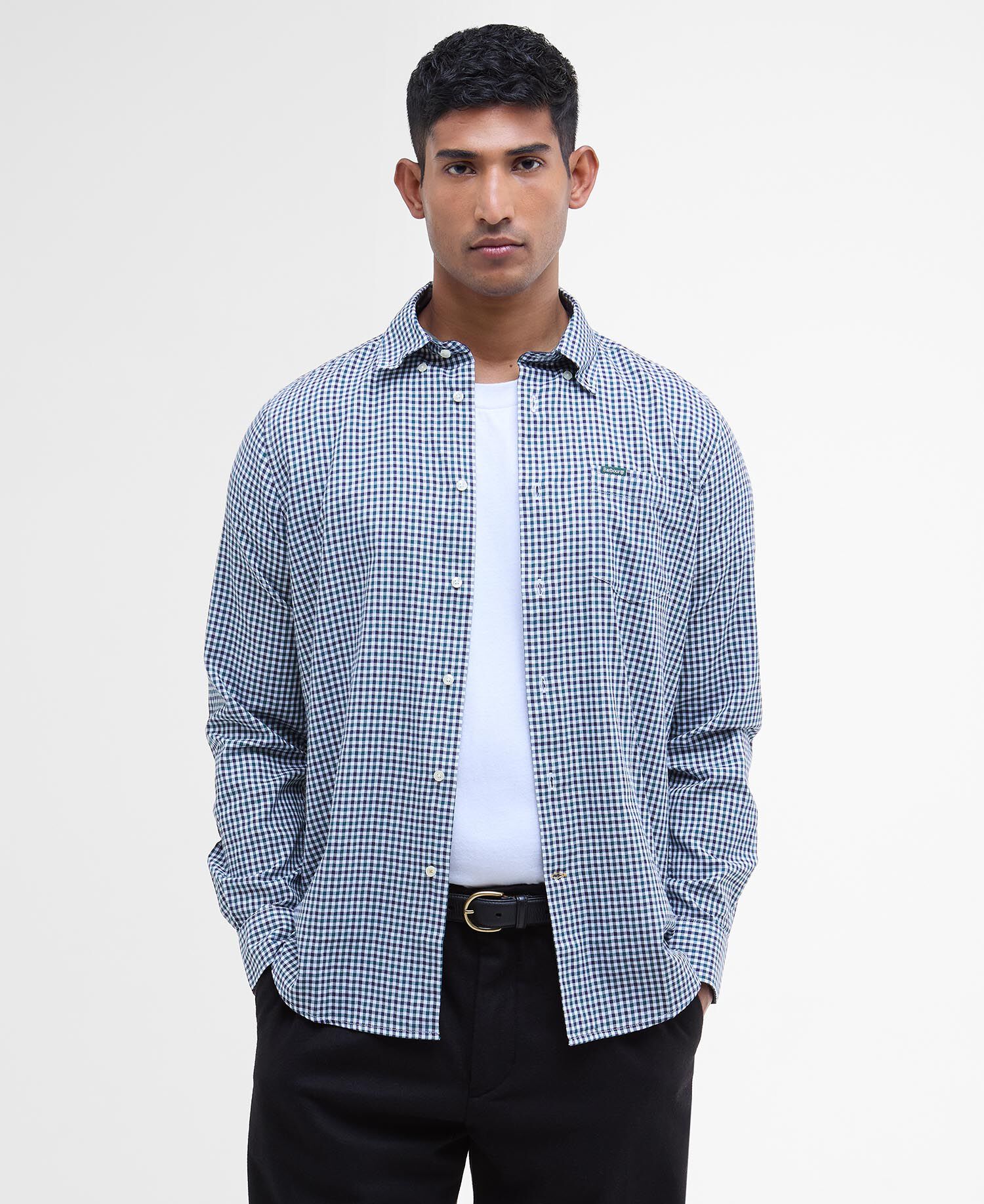 Padshaw Tailored Long-Sleeved Shirt Classic Green