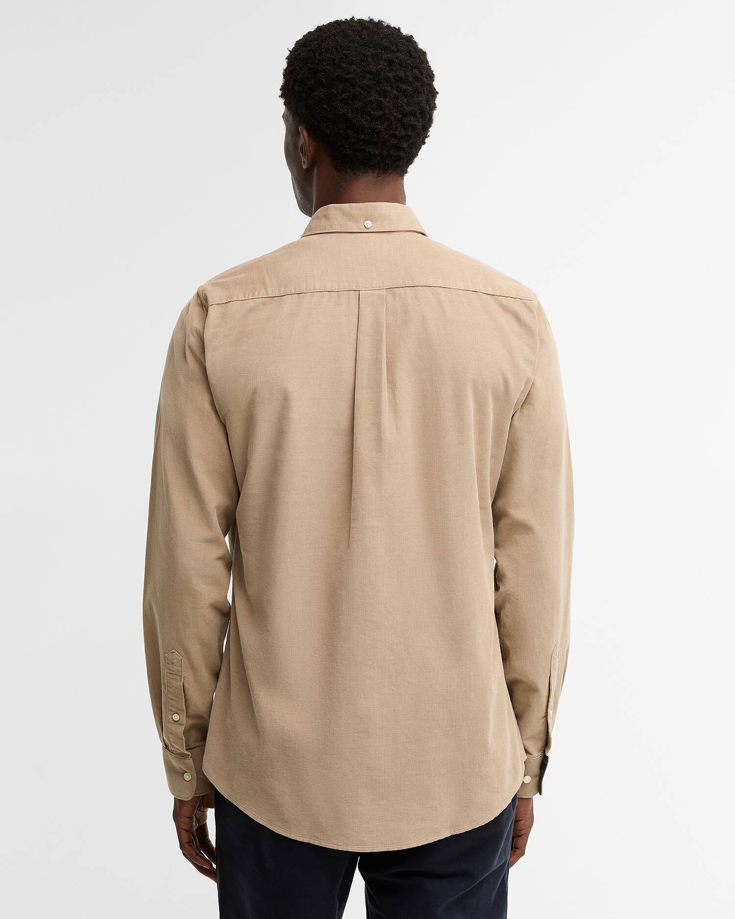 Ramsey Tailored Long-Sleeved Shirt Washed Stone image number 2