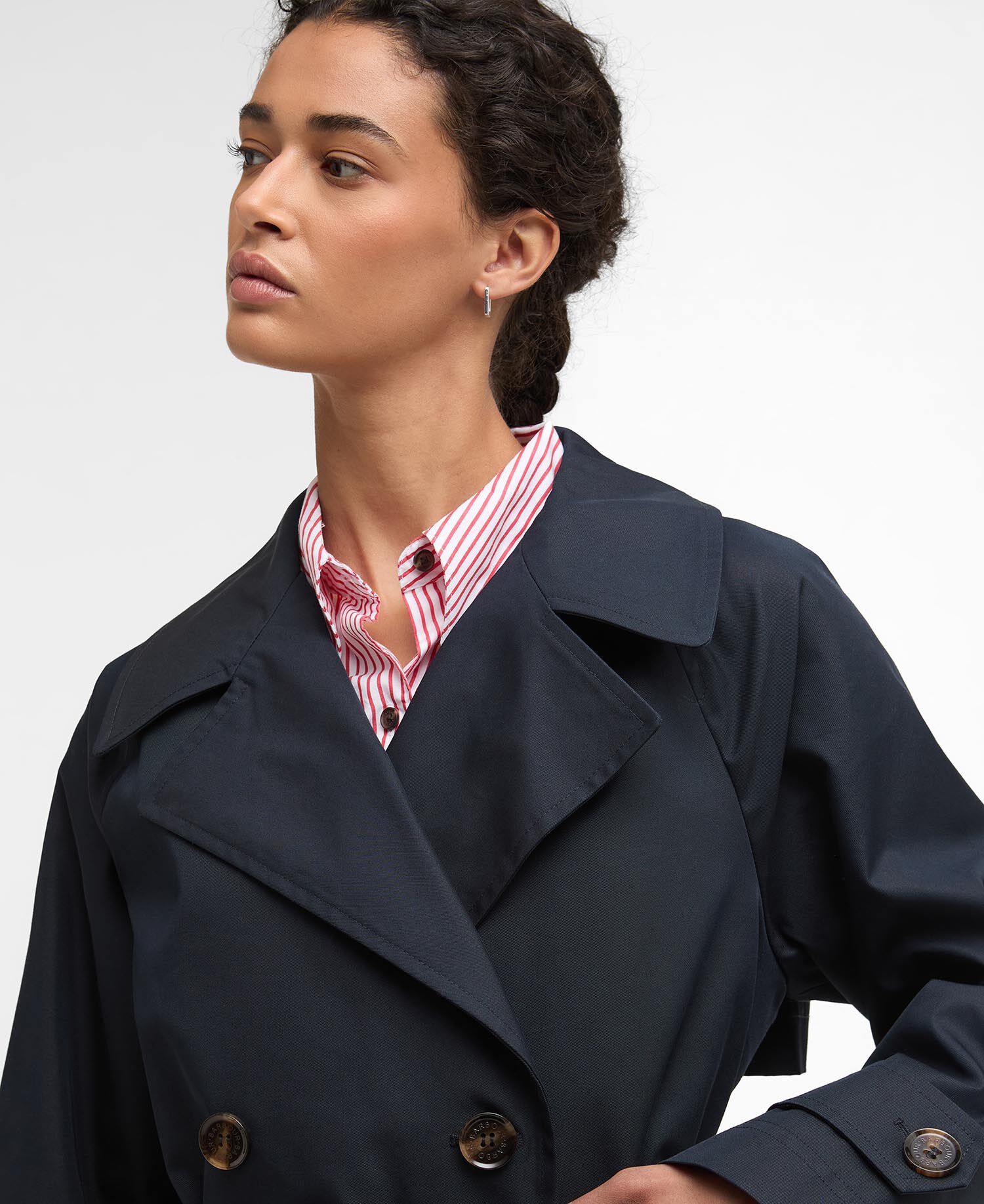 Trenchcoat Adare Showerproof Dark Navy/Dress Navy Tartan