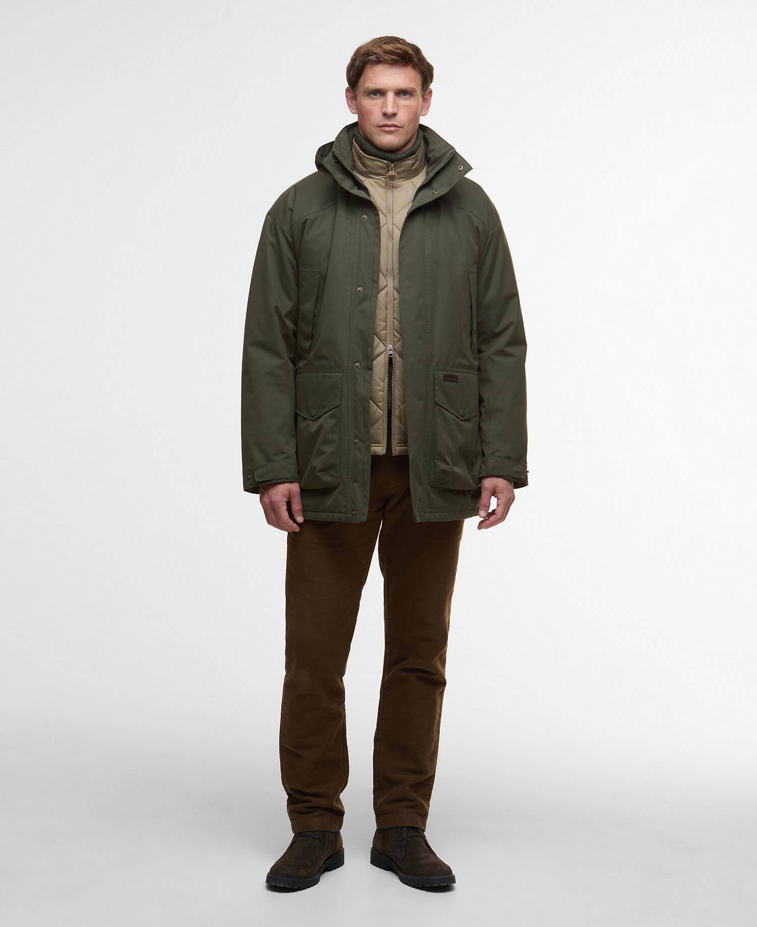 Farlam Waterproof Jacket Olive image number 1
