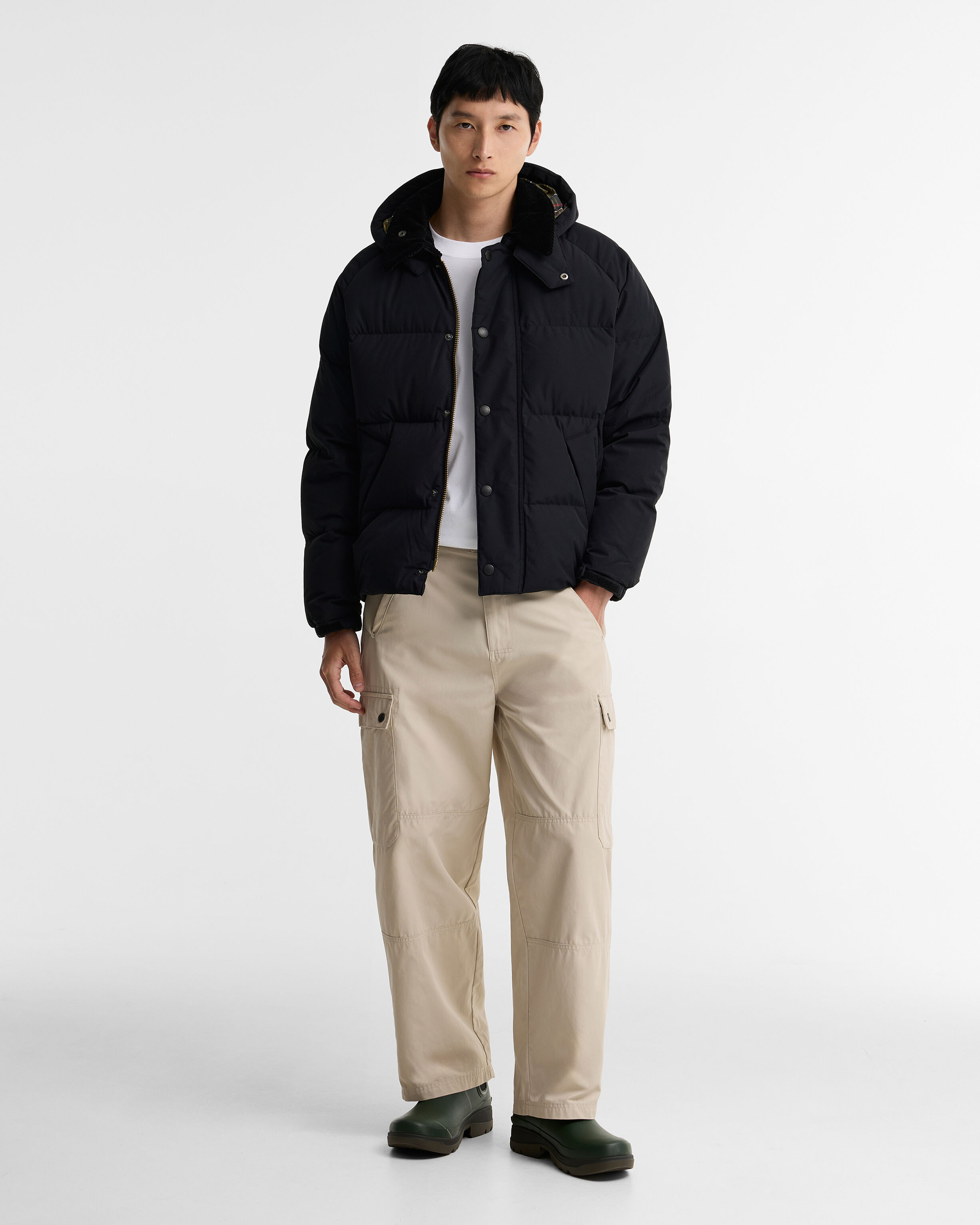 Oversized Transport Puffer Jacket Classic Black