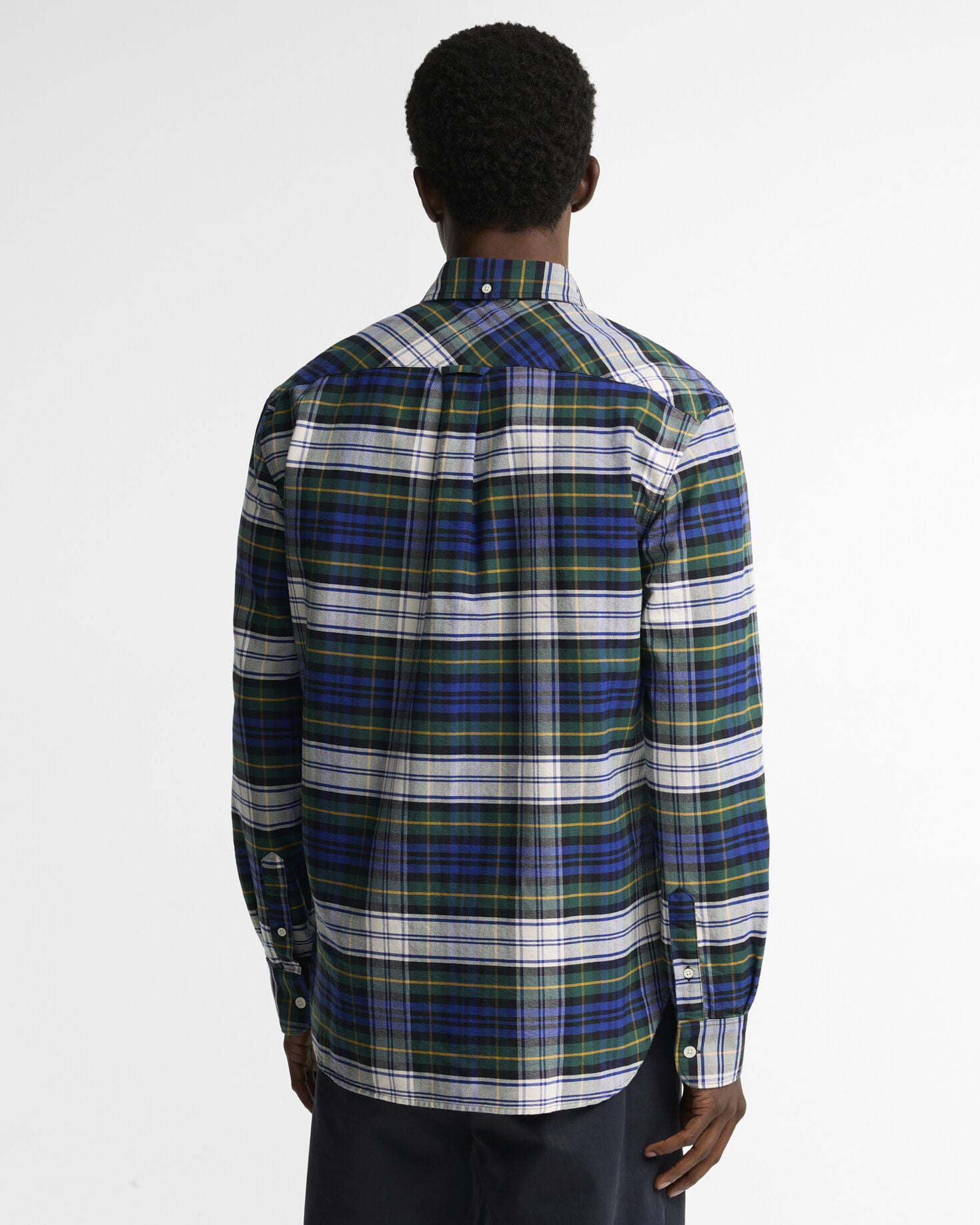 Findhorn Authentic-Fit Long-Sleeved Shirt Seaweed