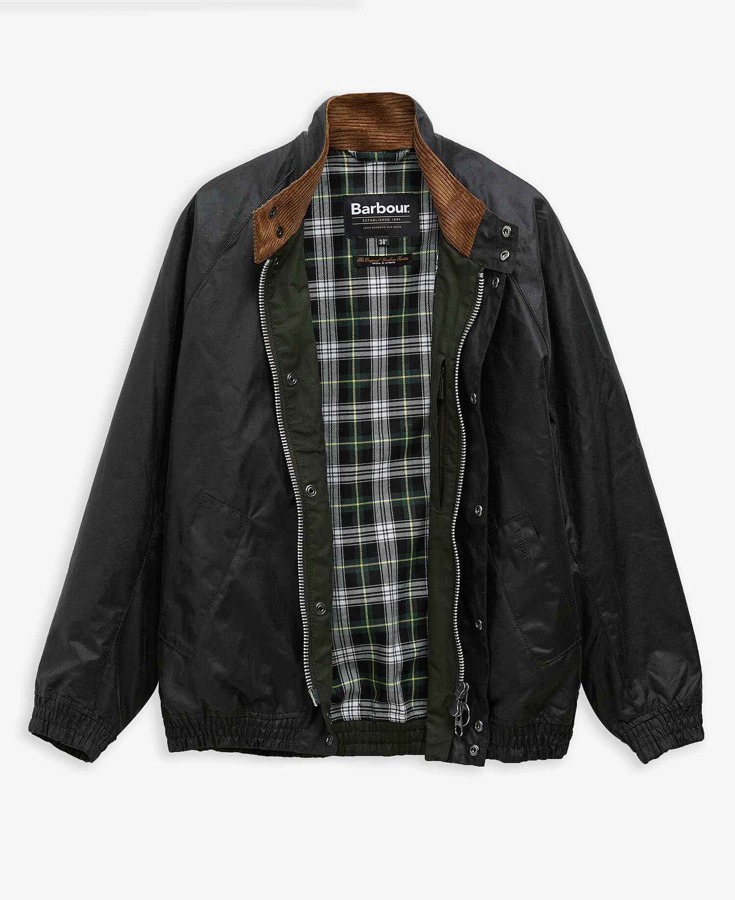 Giacca cerata Blouson Transport Sage