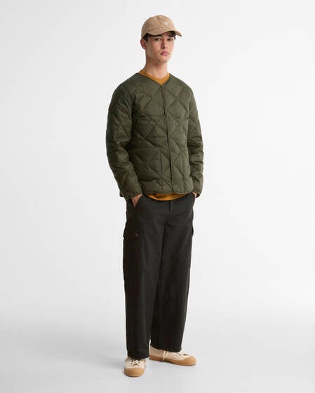 Lightweight Down Reversible Puffer Liner Sage