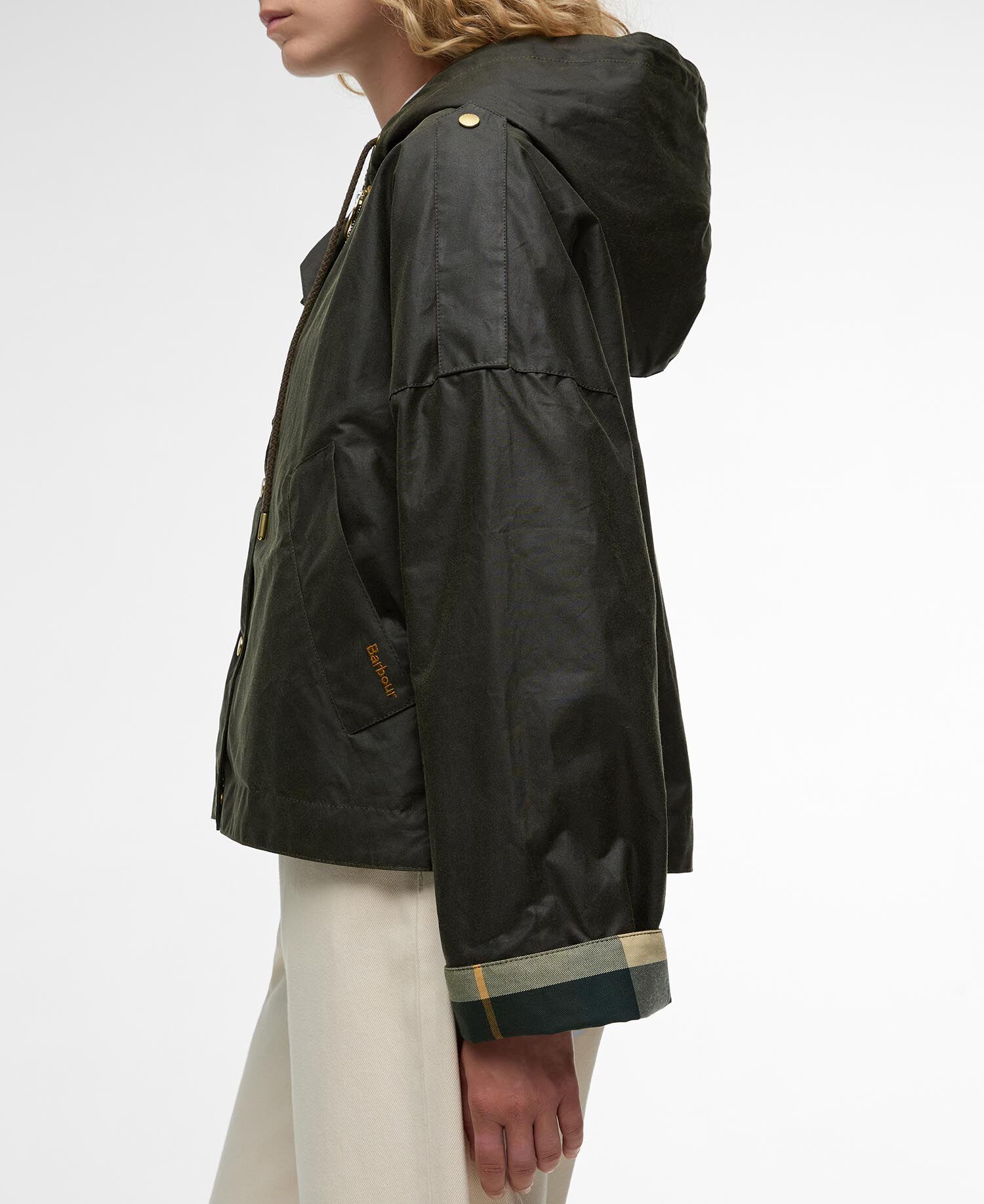 Giacca cerata Ryedale Archive Olive/Ancient Tartan
