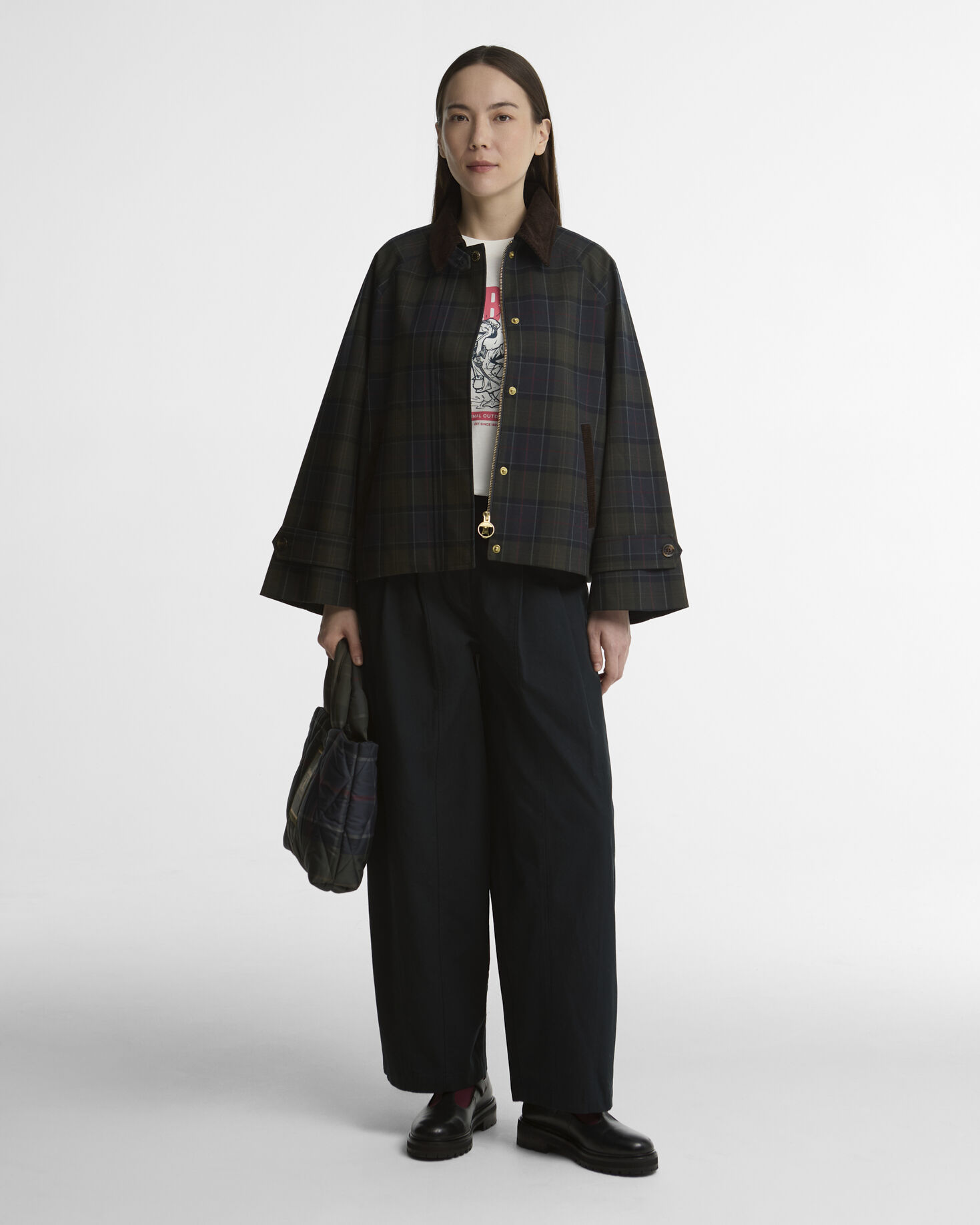 Sandra Tartan Showerproof Jacket Classic Tartan