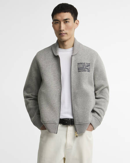 Steve McQueen Mack Cardigan Grey Marl