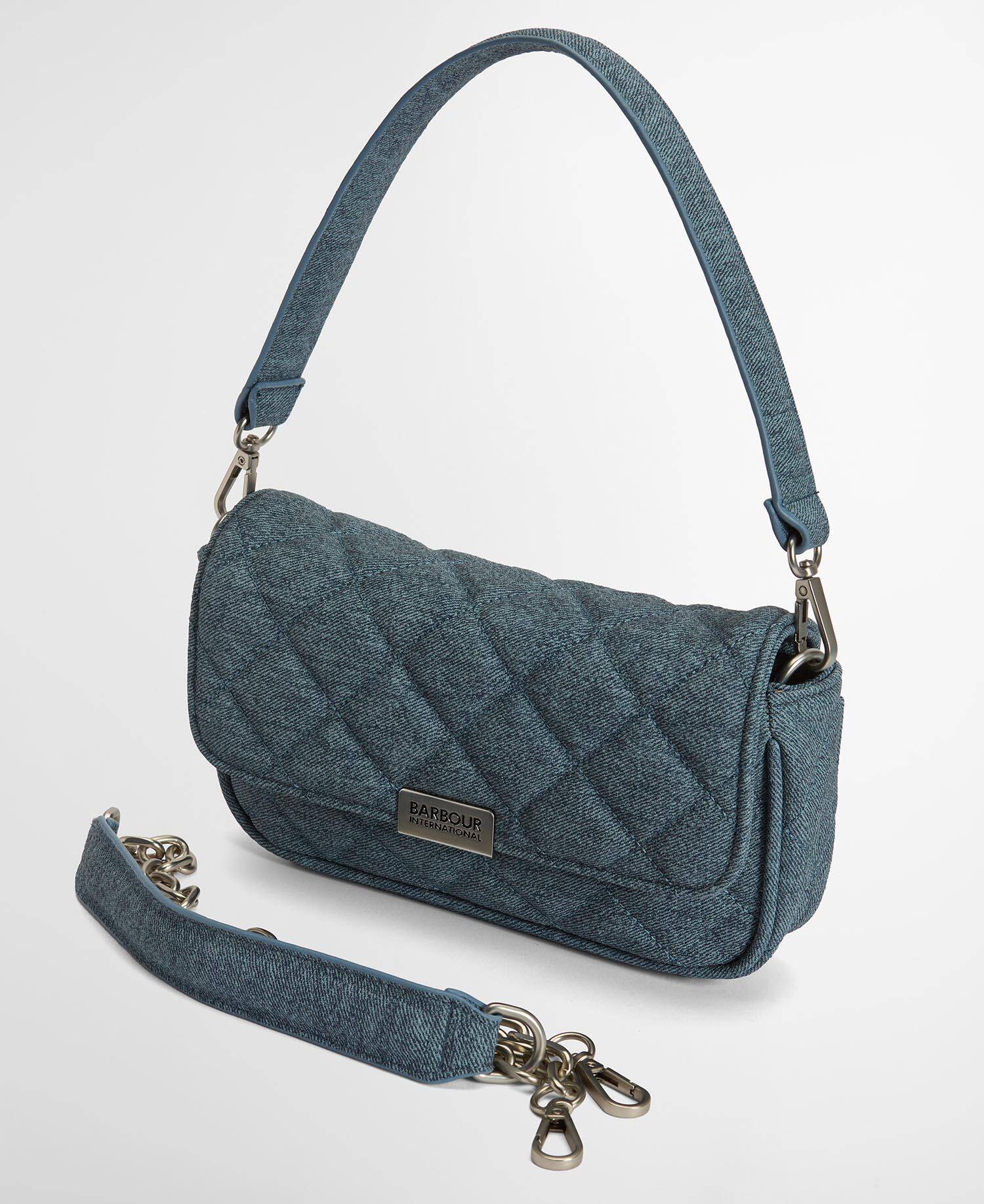 Denim Mini Soho Crossbody Bag Light Denim image number 7