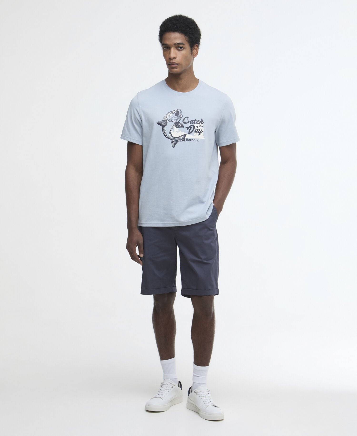 Smart Chino Shorts Washed Navy