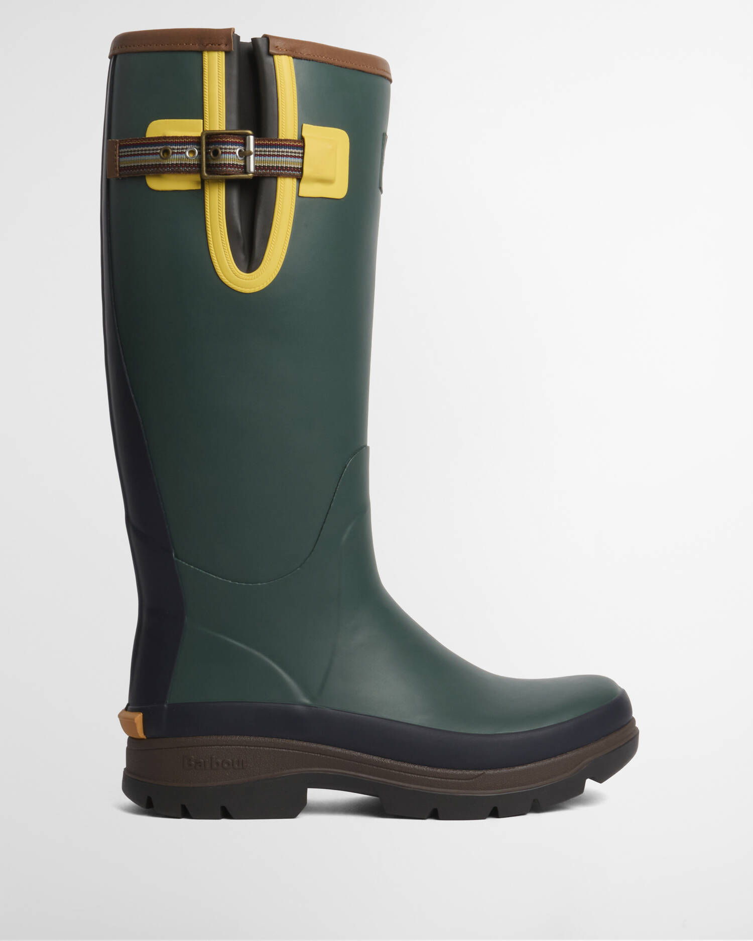 Paul Smith Loves Barbour Herren Gummistiefel Bottle Green image number 0