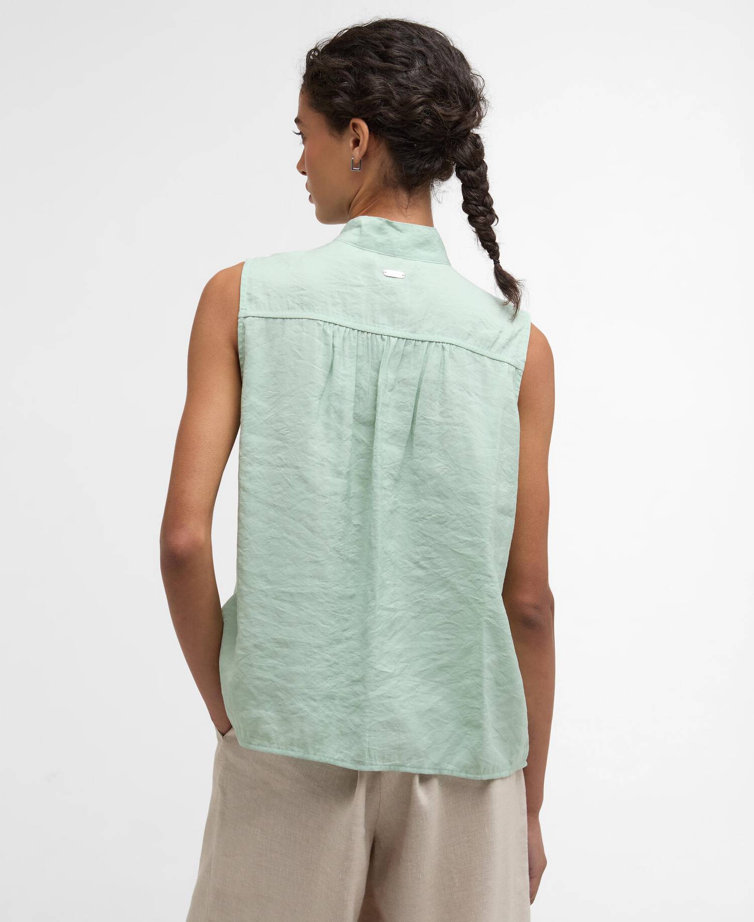 Britney Sleeveless Blouse Spearmint image number 2