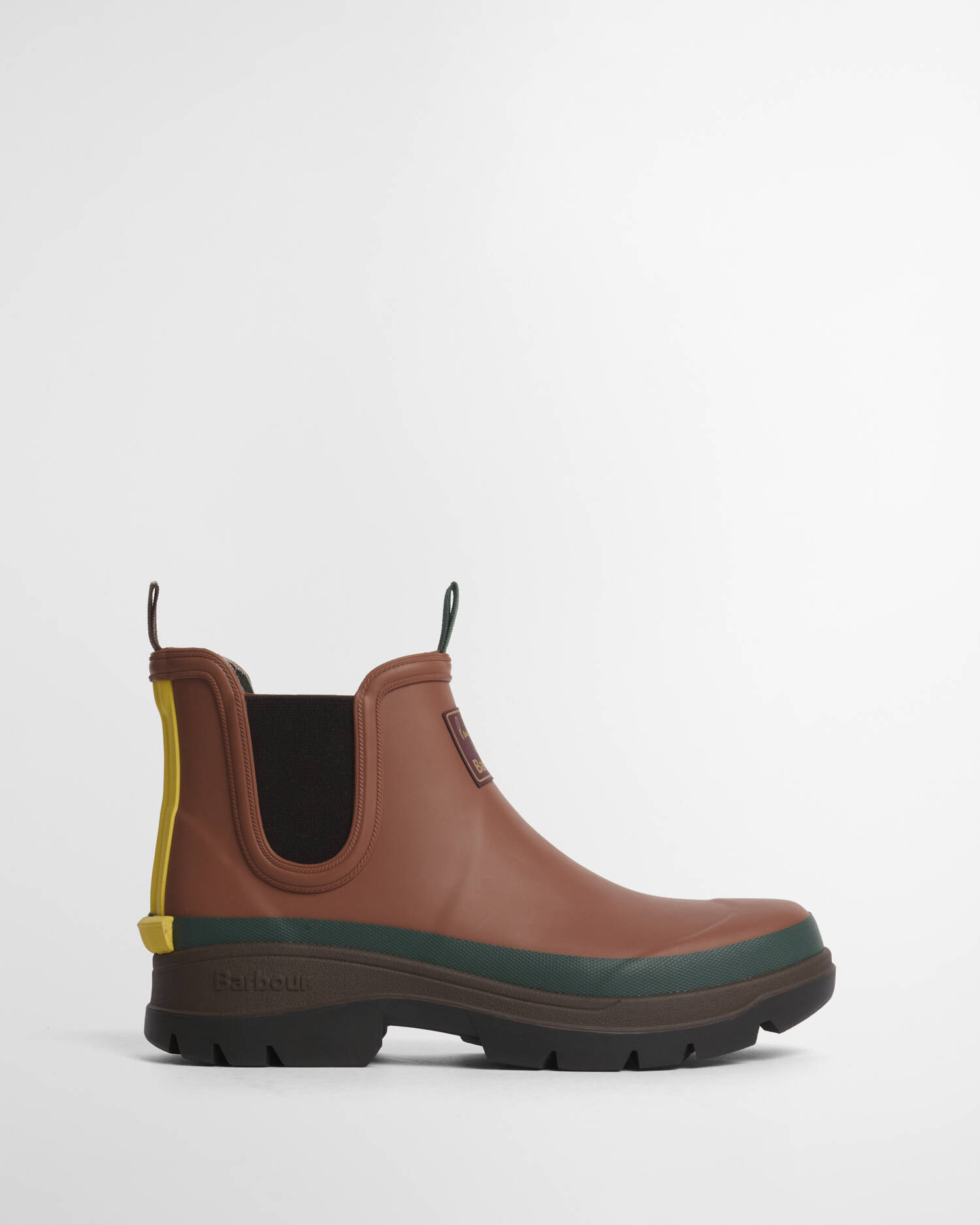 Paul Smith Loves Barbour Damen Gummistiefel Chelsea Russet image number 0