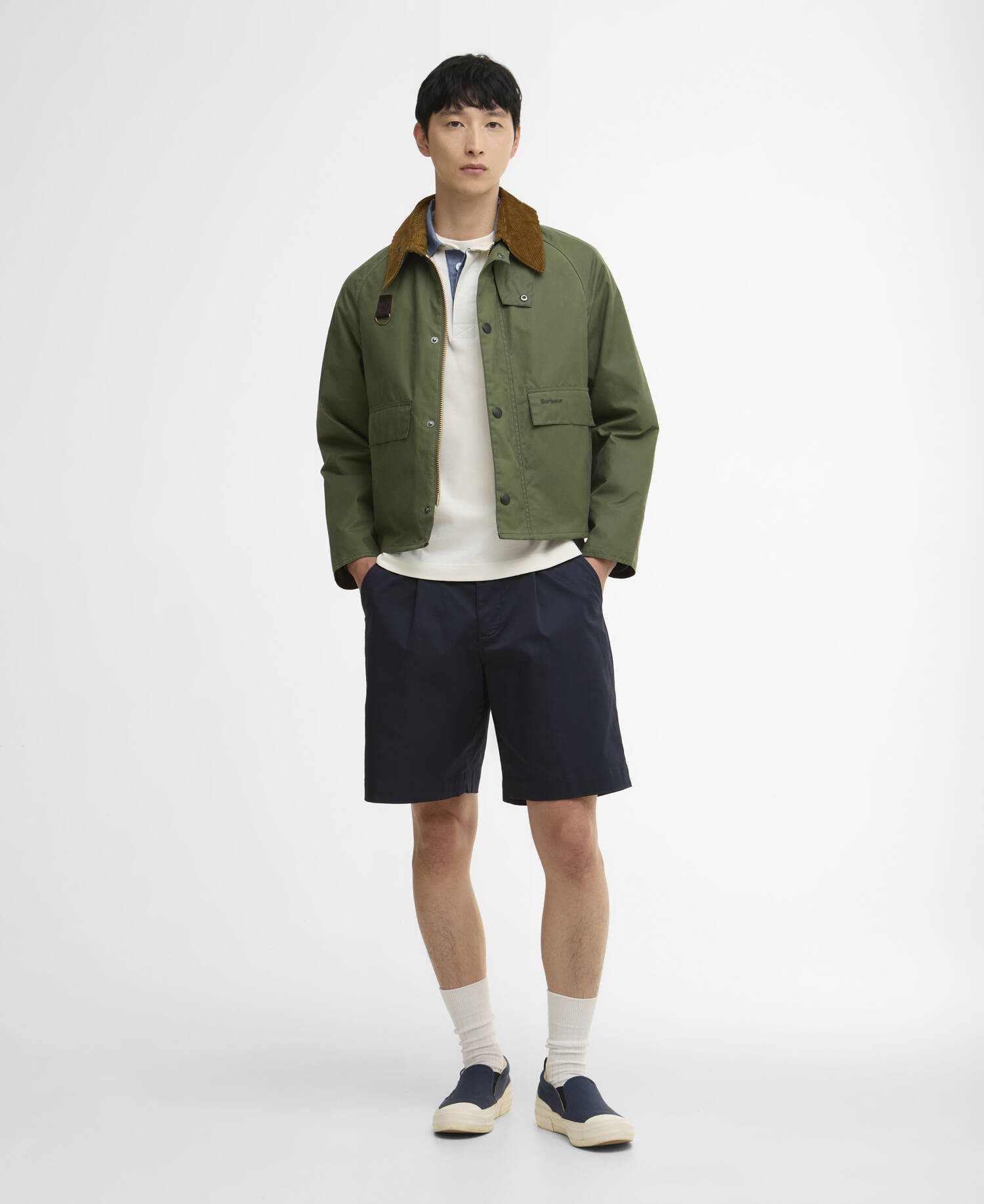 Spey Slim Waxed Jacket Light Moss image number 1