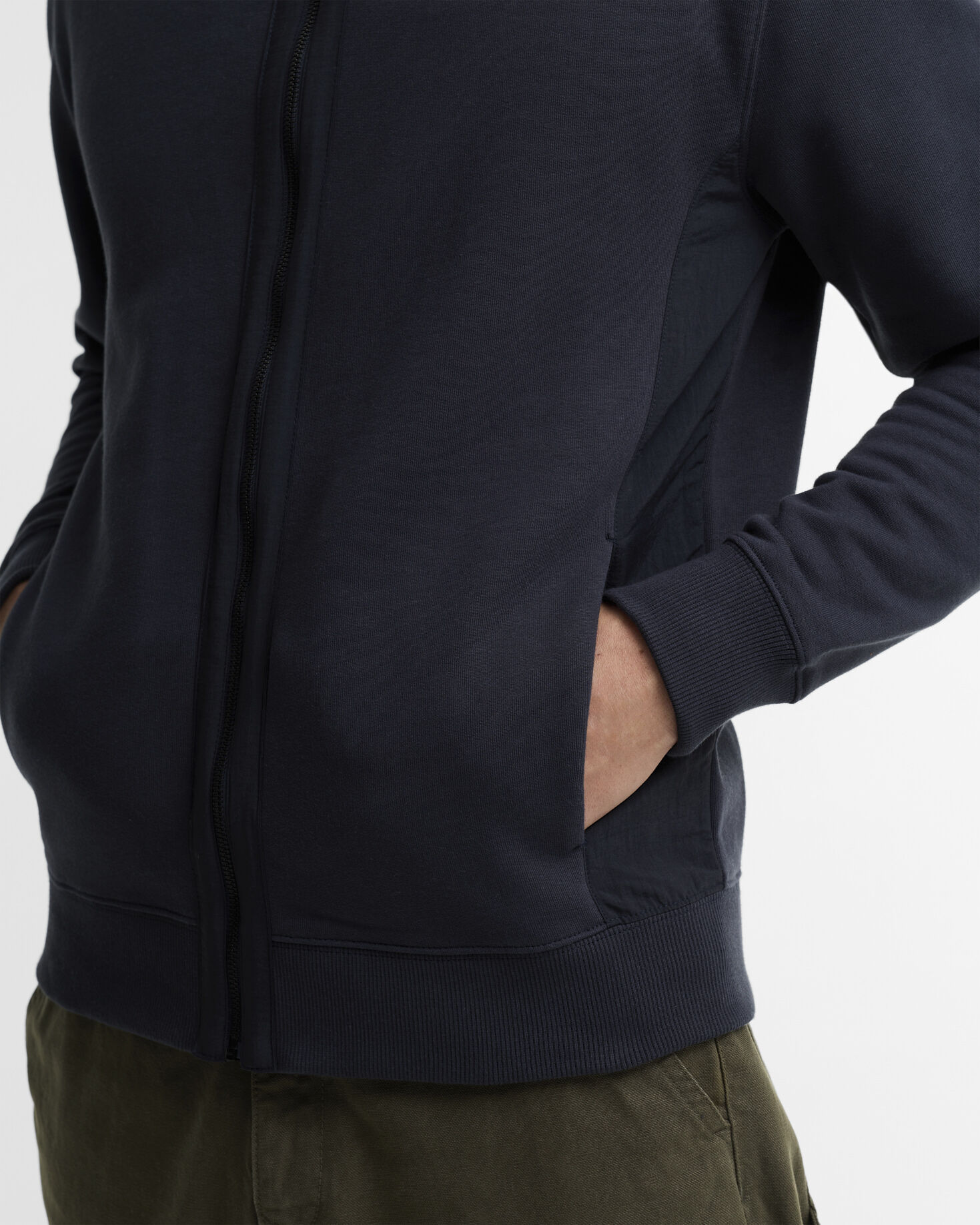 Caldbeck Zip-Up Sweatshirt Dark Navy