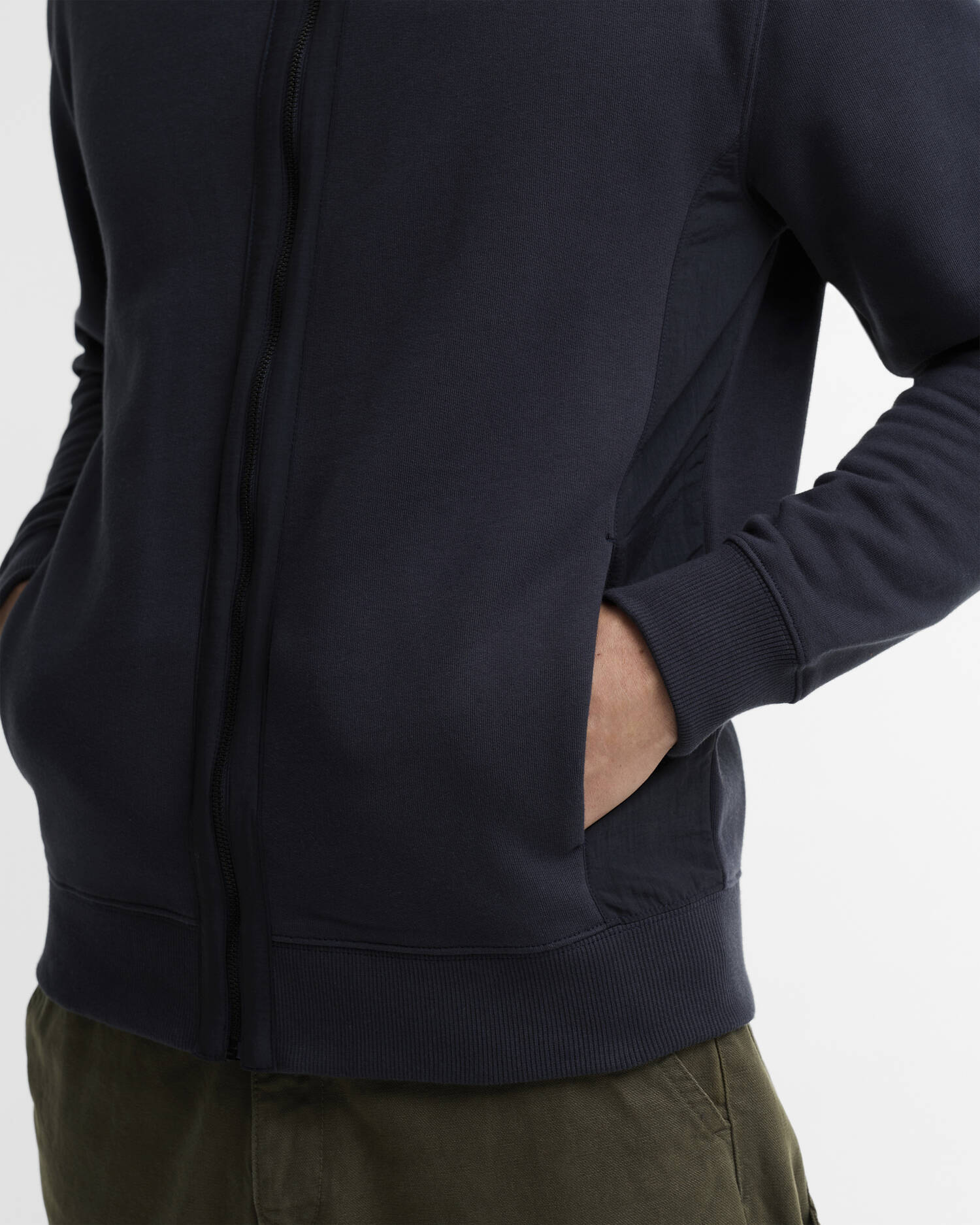 Caldbeck Zip-Up Sweatshirt Dark Navy image number 5