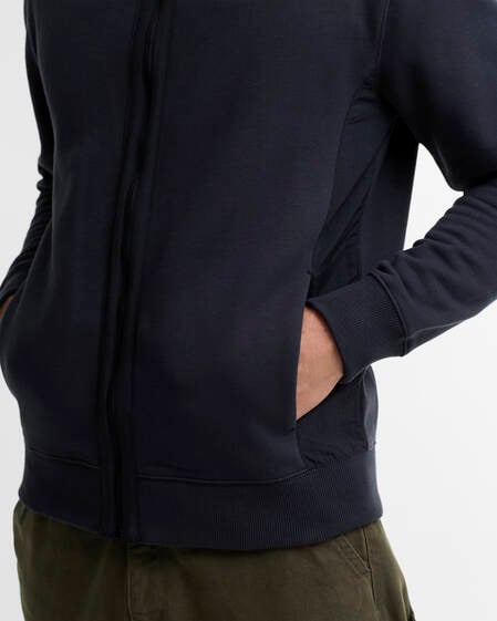 Caldbeck Zip-Up Sweatshirt Dark Navy