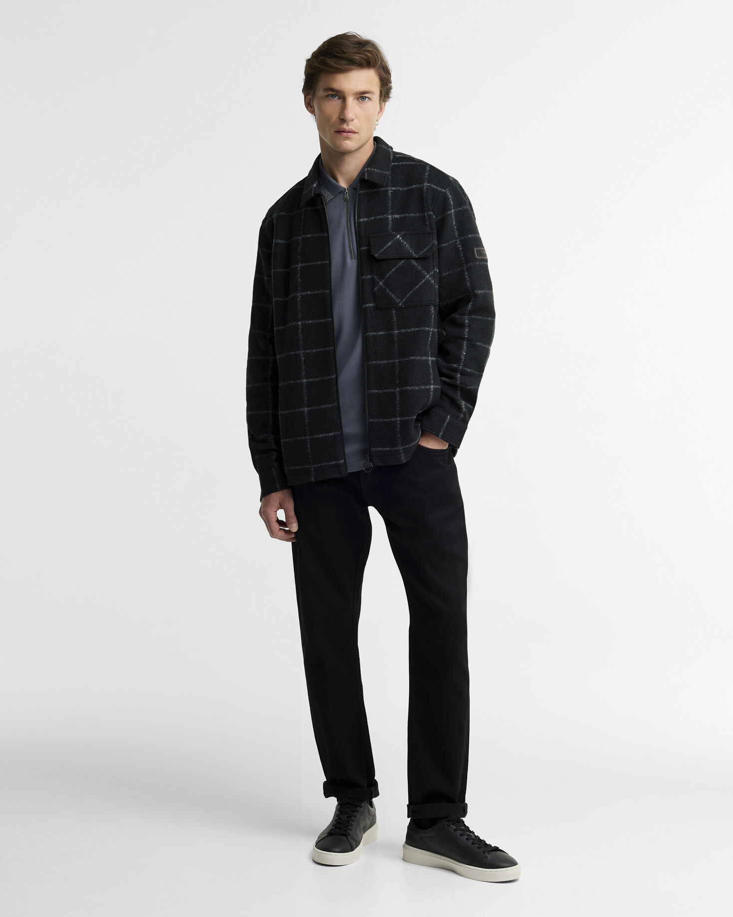 Fleecehemd Payne Black