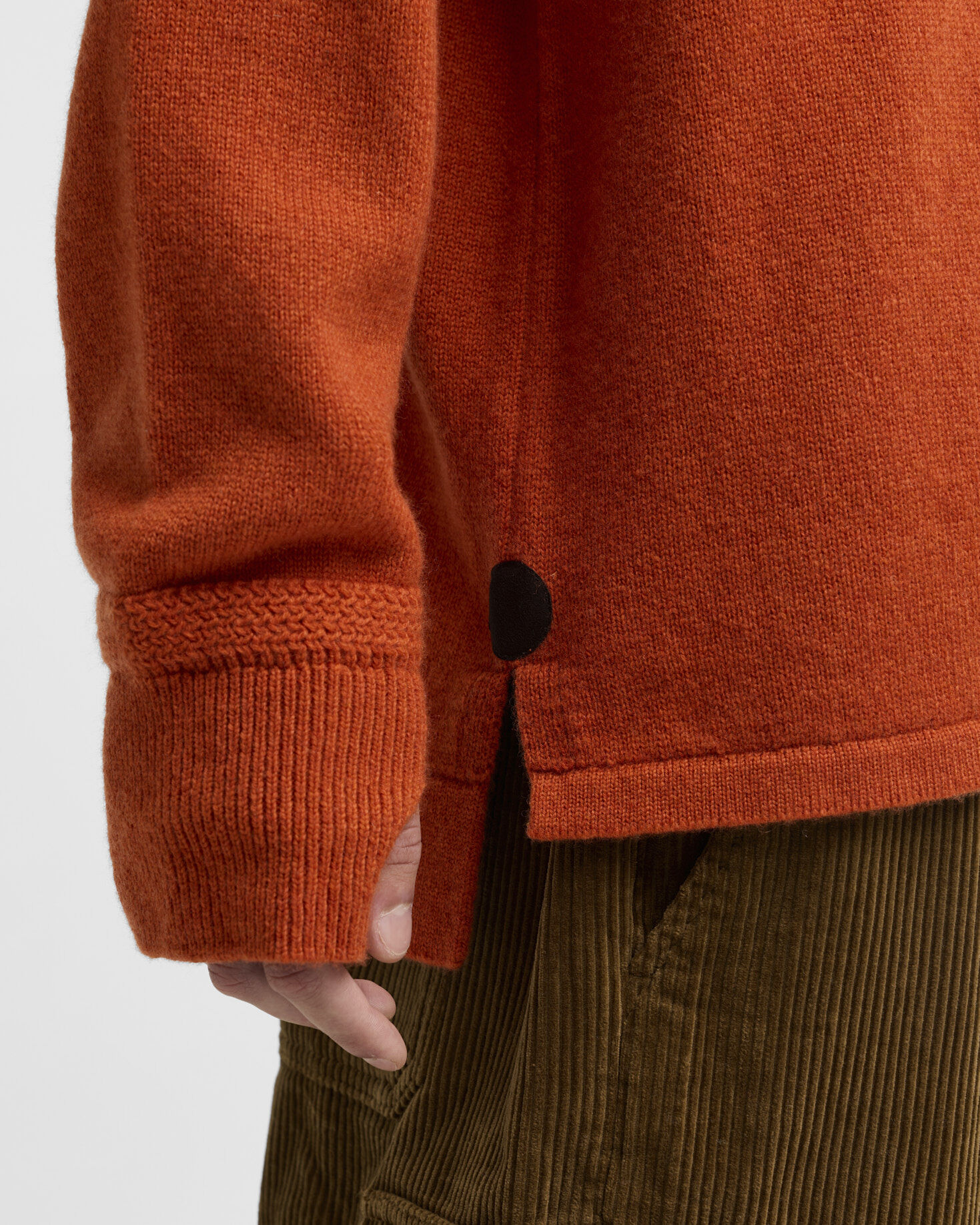 Barbour x Norbit Rollneck Wool Jumper Olive