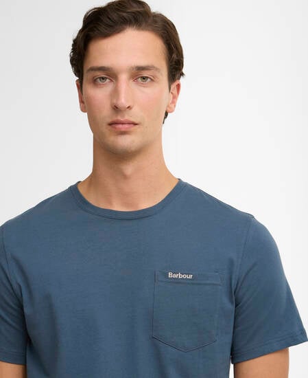 T-Shirt con taschino Langdon Dusk Blue
