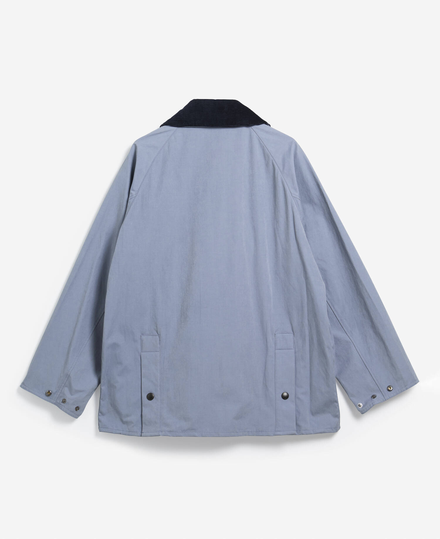 Peached Oversized Bedale Casual Jacket Washed Blue image number 6