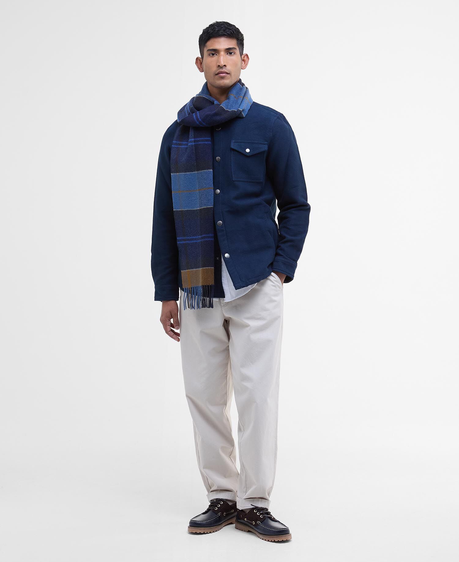 Inverness Tartan Scarf Midnight