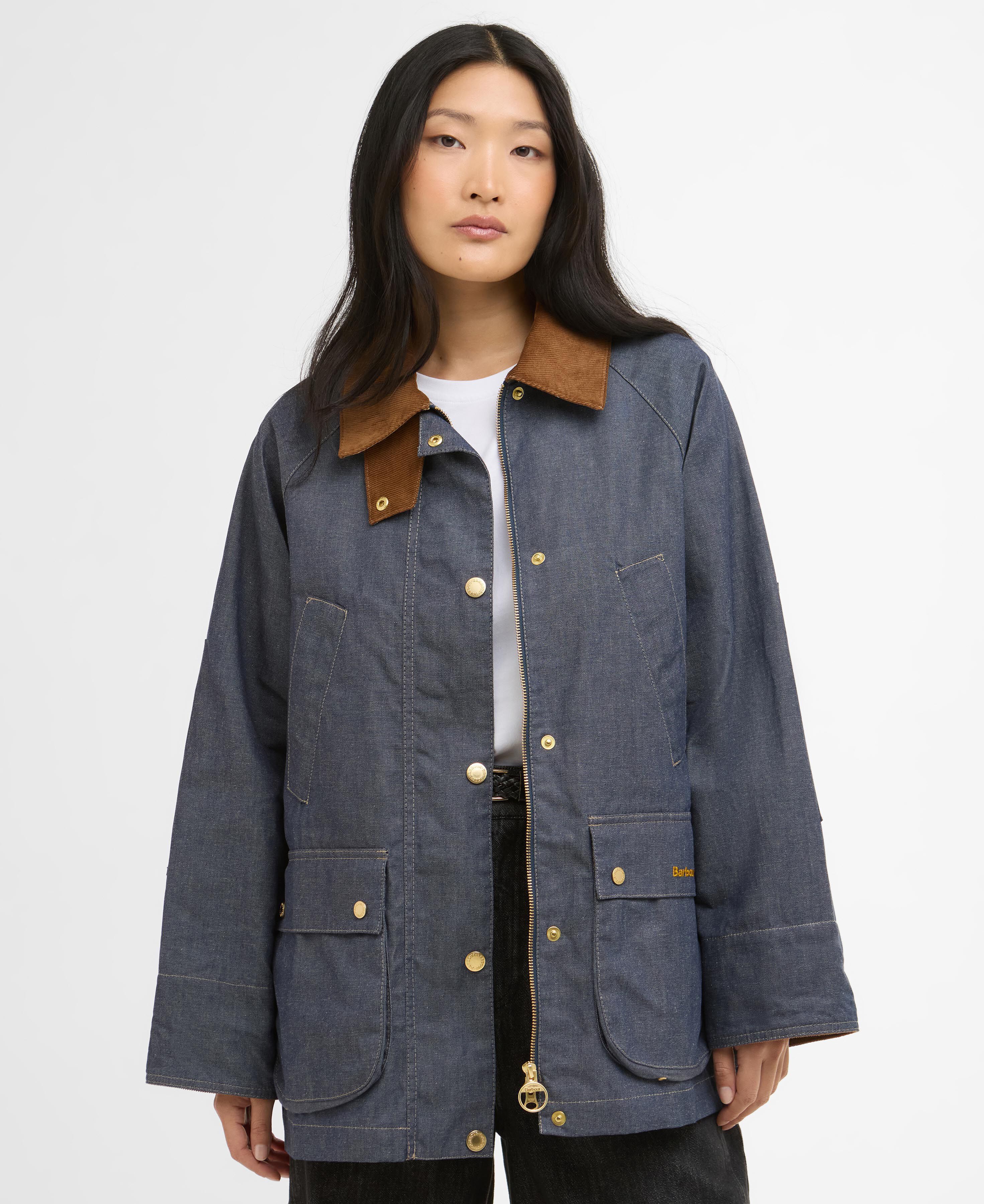 Asker Denim Casual Jacket Indigo / Dress