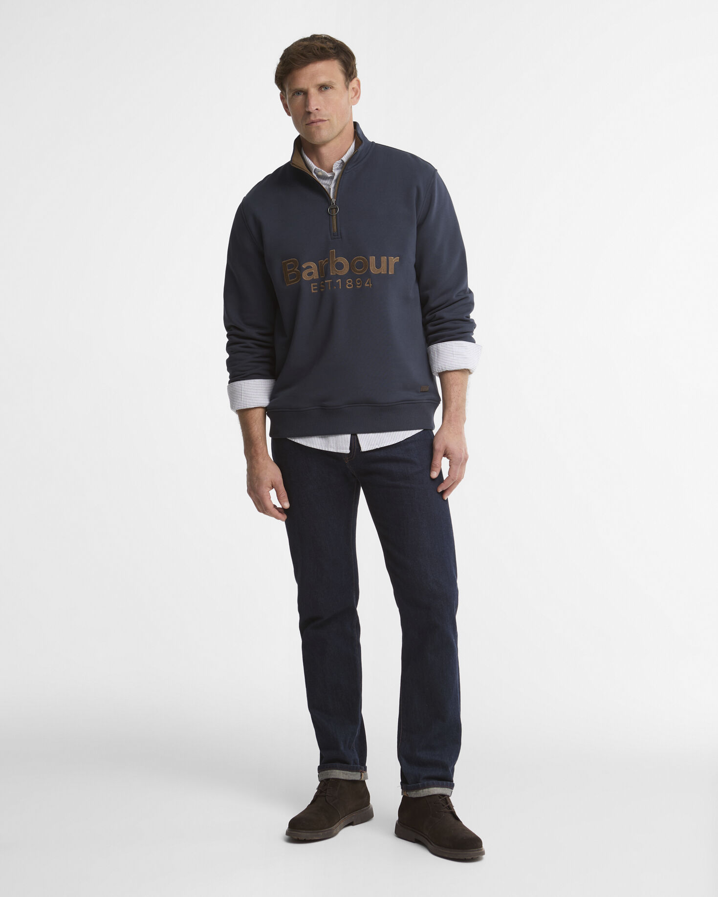 Fosse Half-Zip Sweatshirt Navy