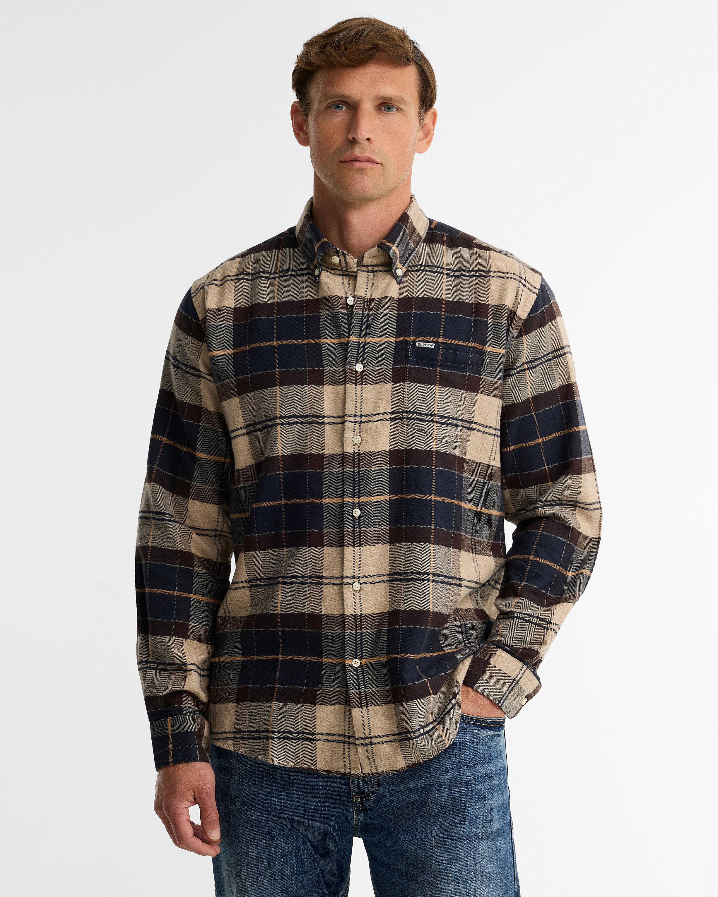 Hogside Tartan Regular Long-Sleeved Shirt Autumn Dress