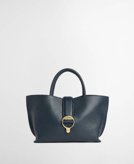 Barbour Ledertasche Alder Mini Navy
