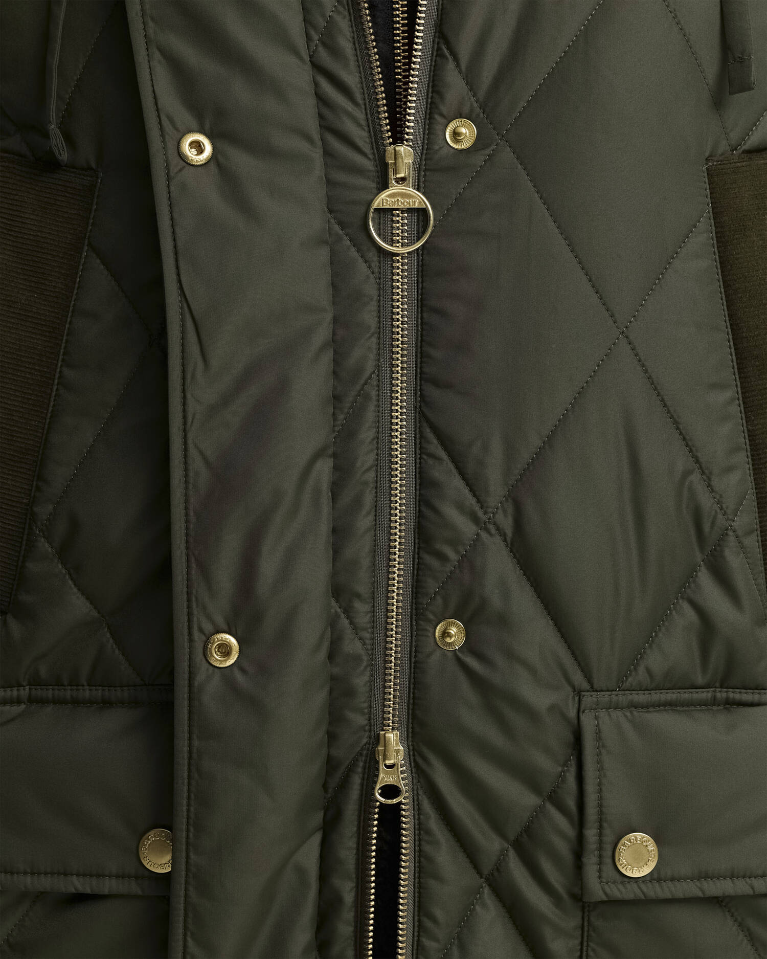 Barbour Steppjacke Rudson Olive/Shadow Classic image number 4