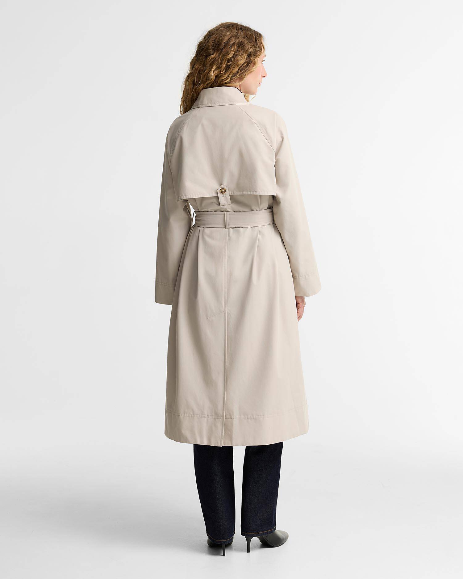 Antonella Showerproof Trench Coat Mist/Birchwood Dress image number 2