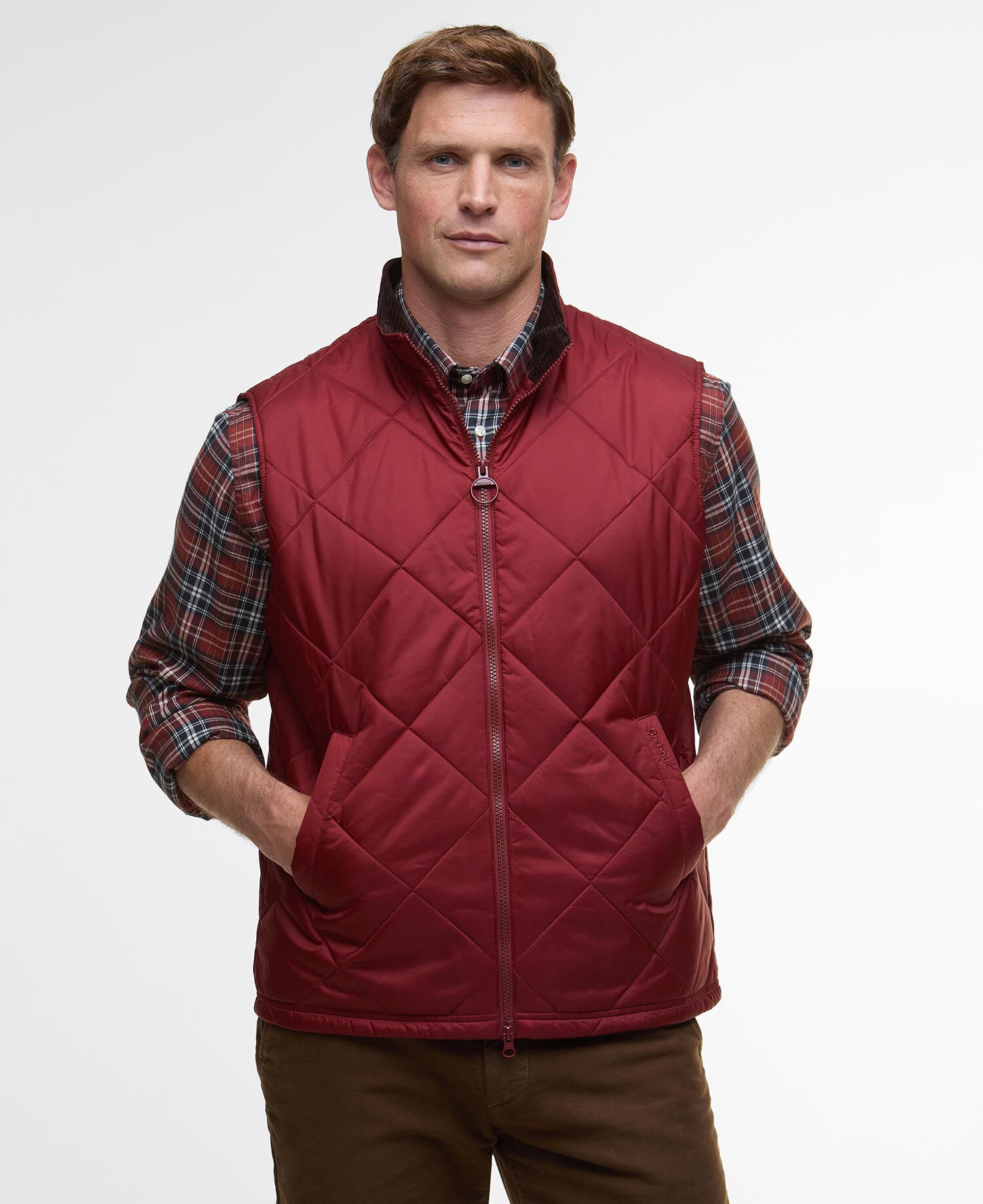Finn Gilet Brick Red