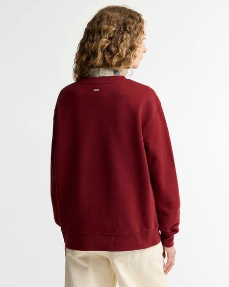 Hartland Logo Sweatshirt Cranberry Red