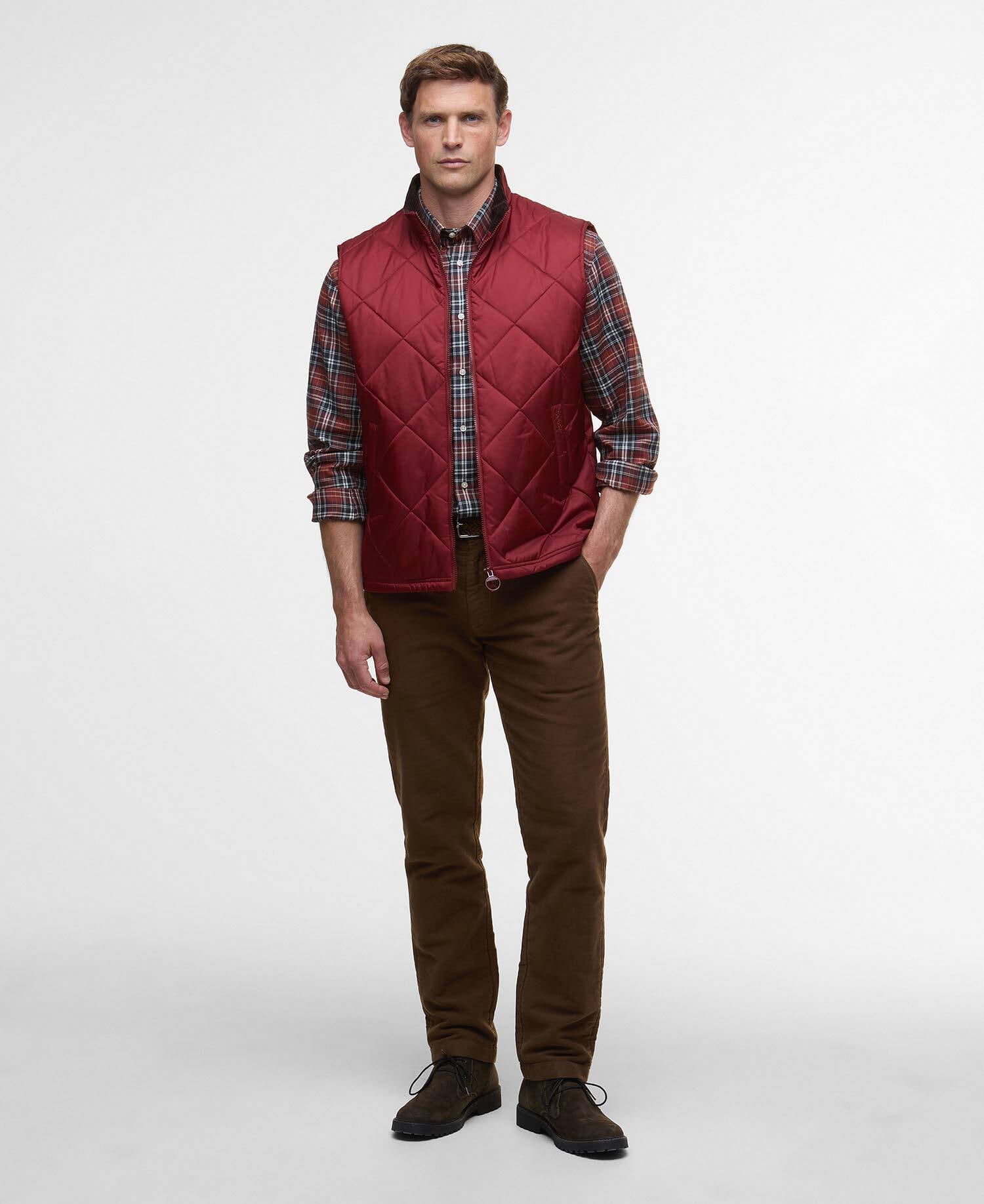 Finn Gilet Brick Red image number 1