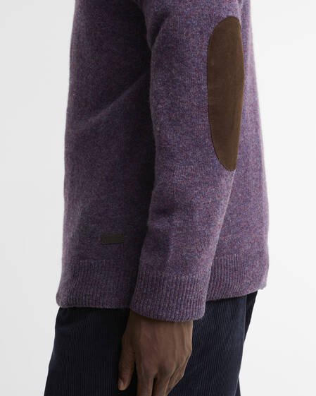 Essential Crew-Neck Jumper Grape