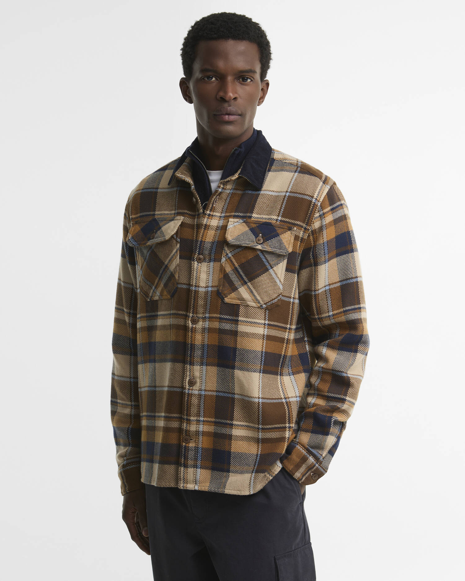 Hemd Grasmoor Long-Sleeved Relaxed Dark Sand image number 0