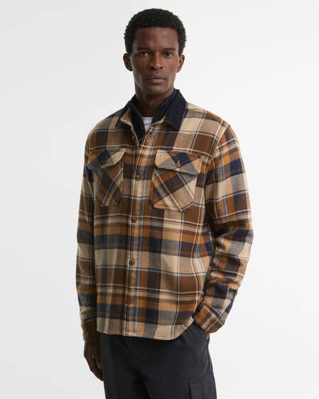 Hemd Grasmoor Long-Sleeved Relaxed Dark Sand