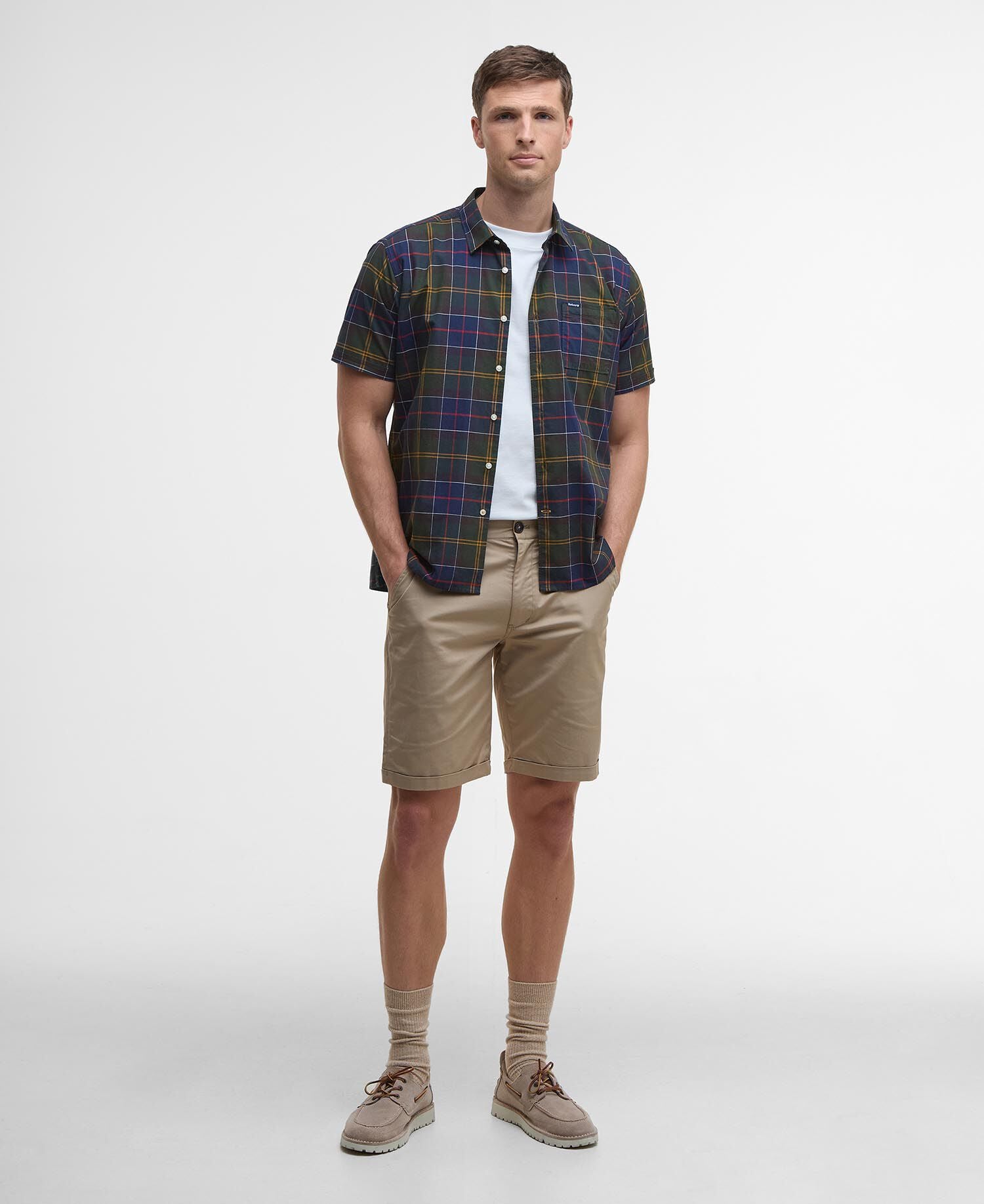 Camicia sartoriale a maniche corte Gordon Classic Tartan