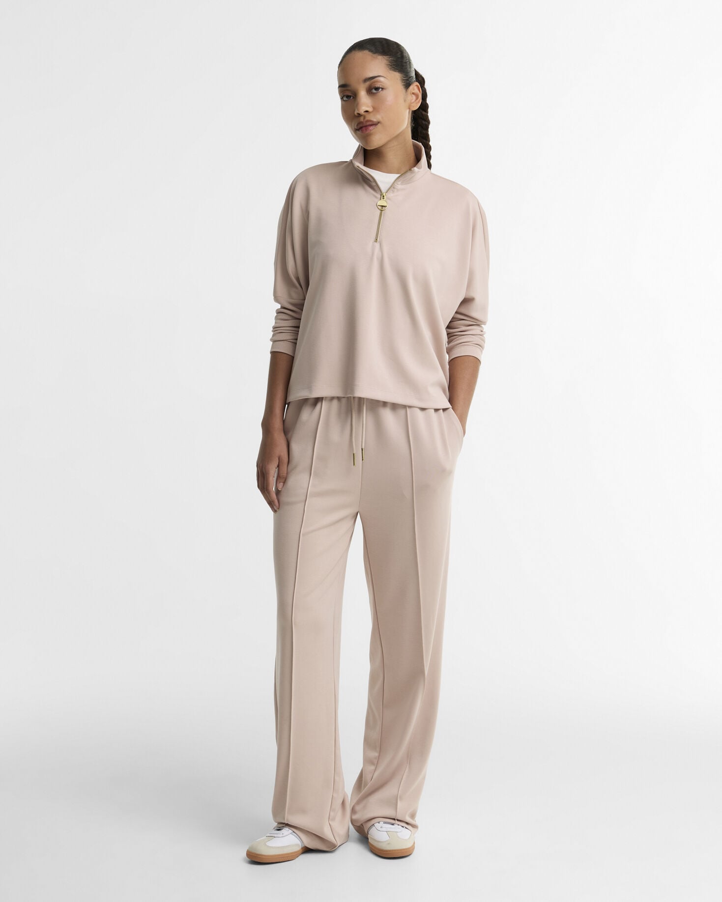 Sweatshirt Kemora Half-Zip Nutmeg